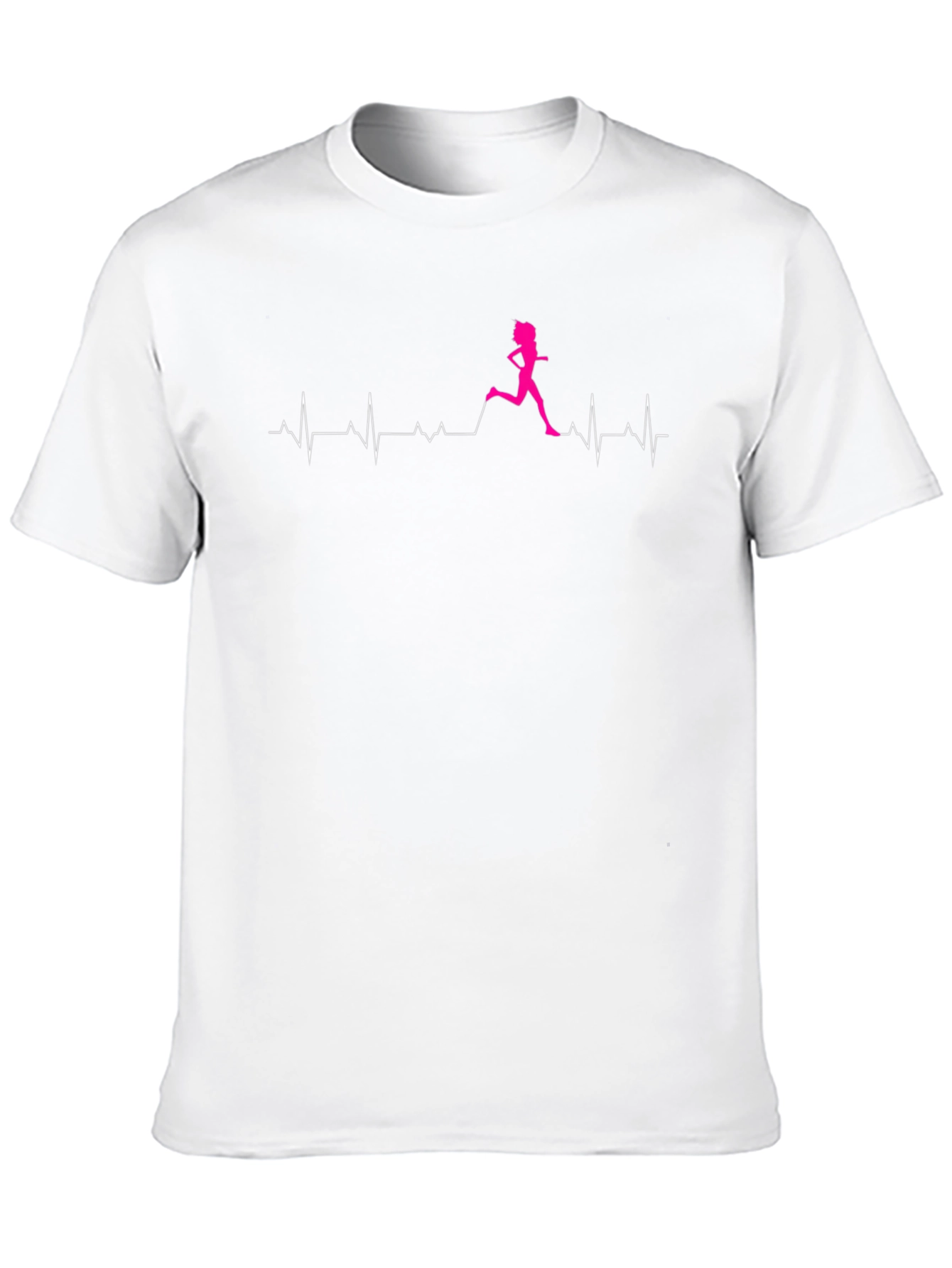 Black Running Heartbeat T-Shirt view 10