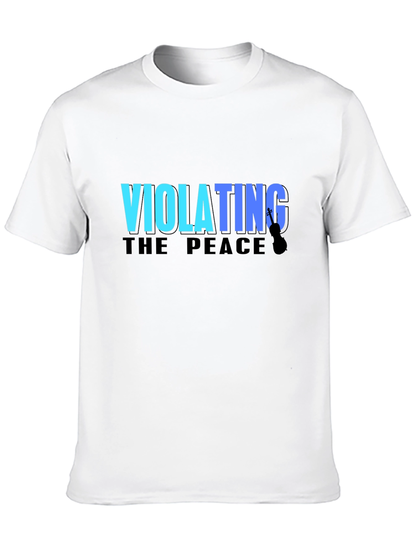 Black Violating The Peace Black T-Shirt view 10