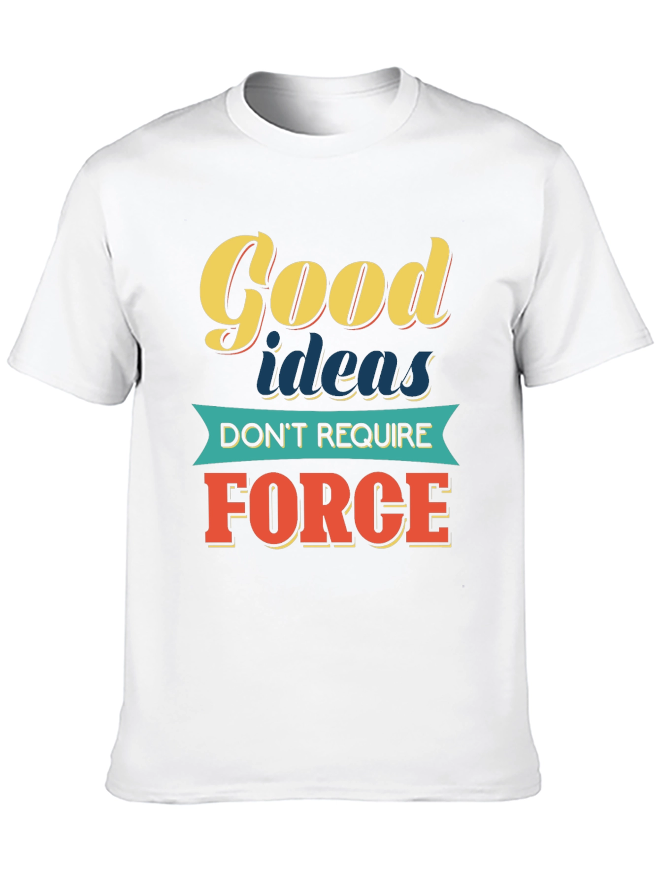 Black Good Ideas T-Shirt - Soft Cotton Blend view 10