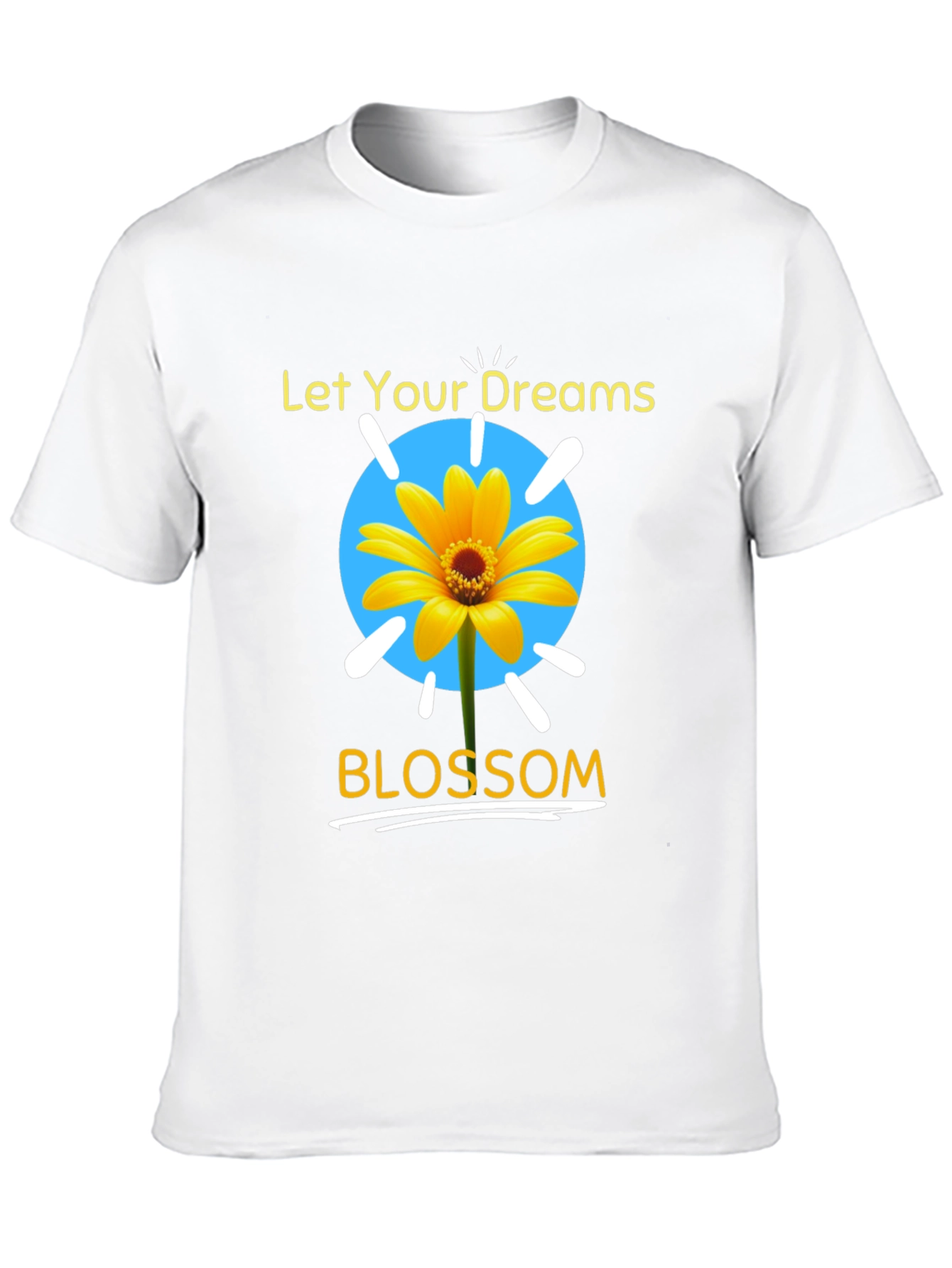 Black Dream Blossom Graphic Tee - Black Unisex T-Shirt view 10