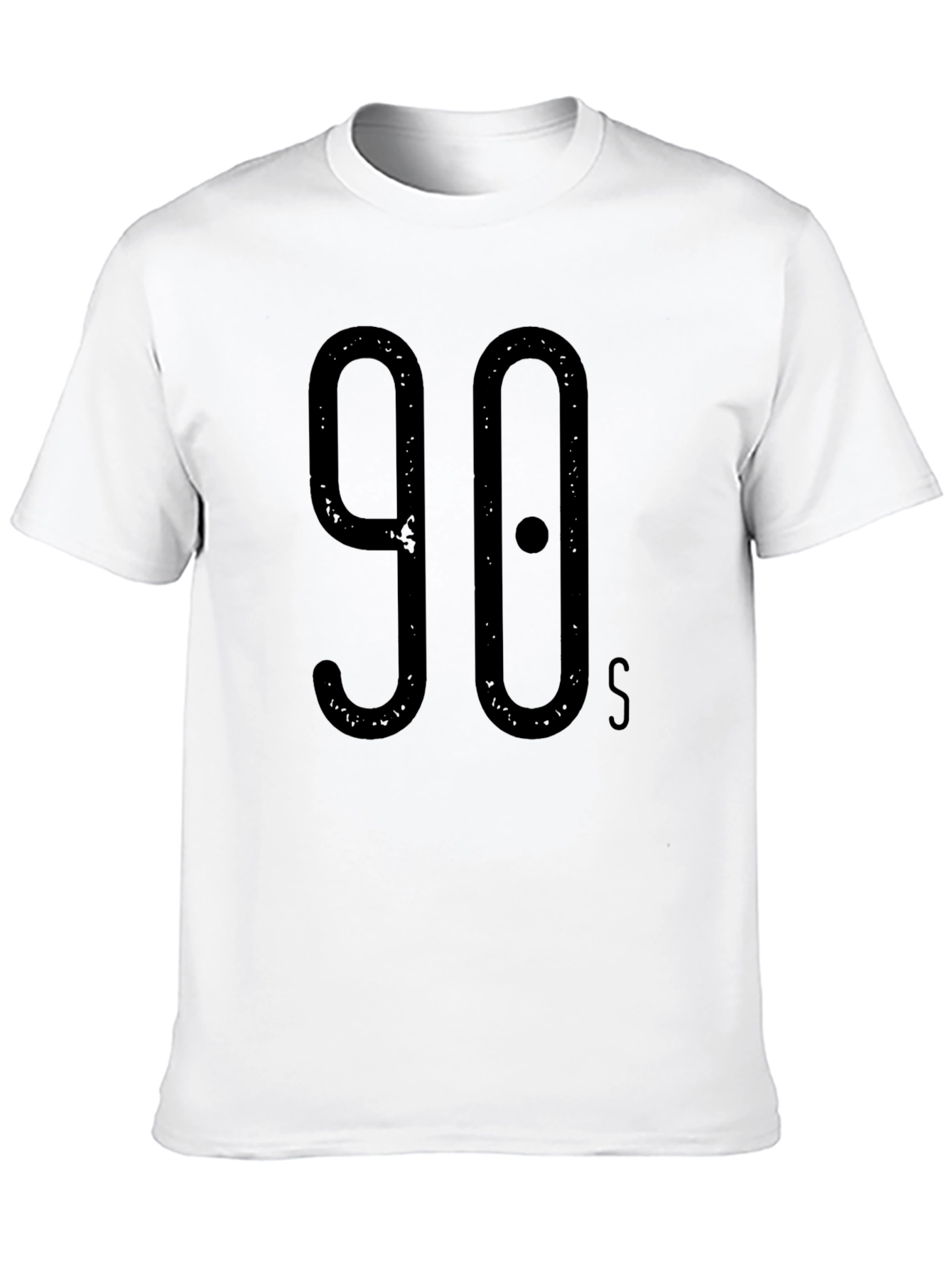 Black 90s Style Black Graphic T-Shirt view 10