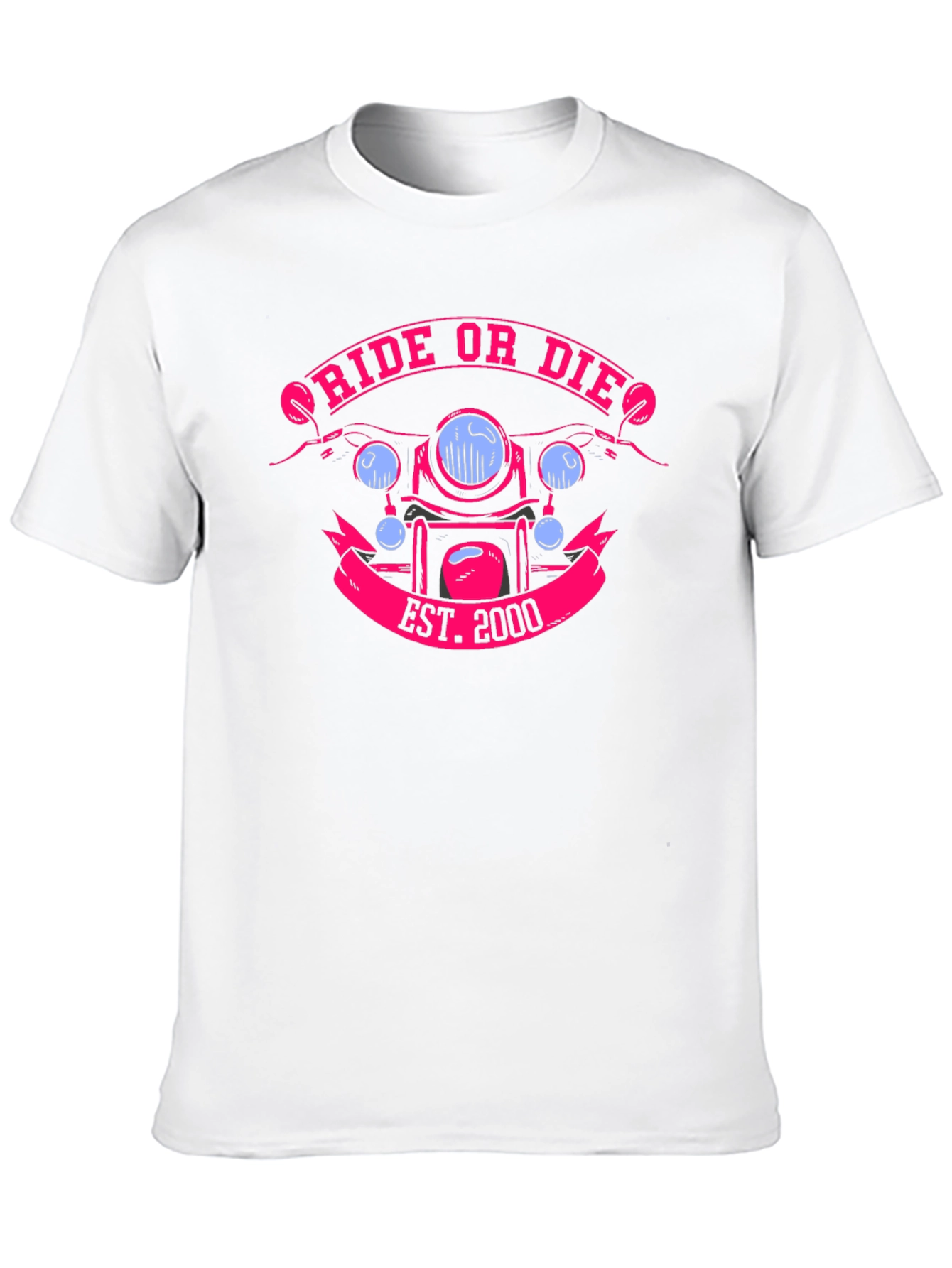 Black Ride or Die Motorcycle T-Shirt view 10