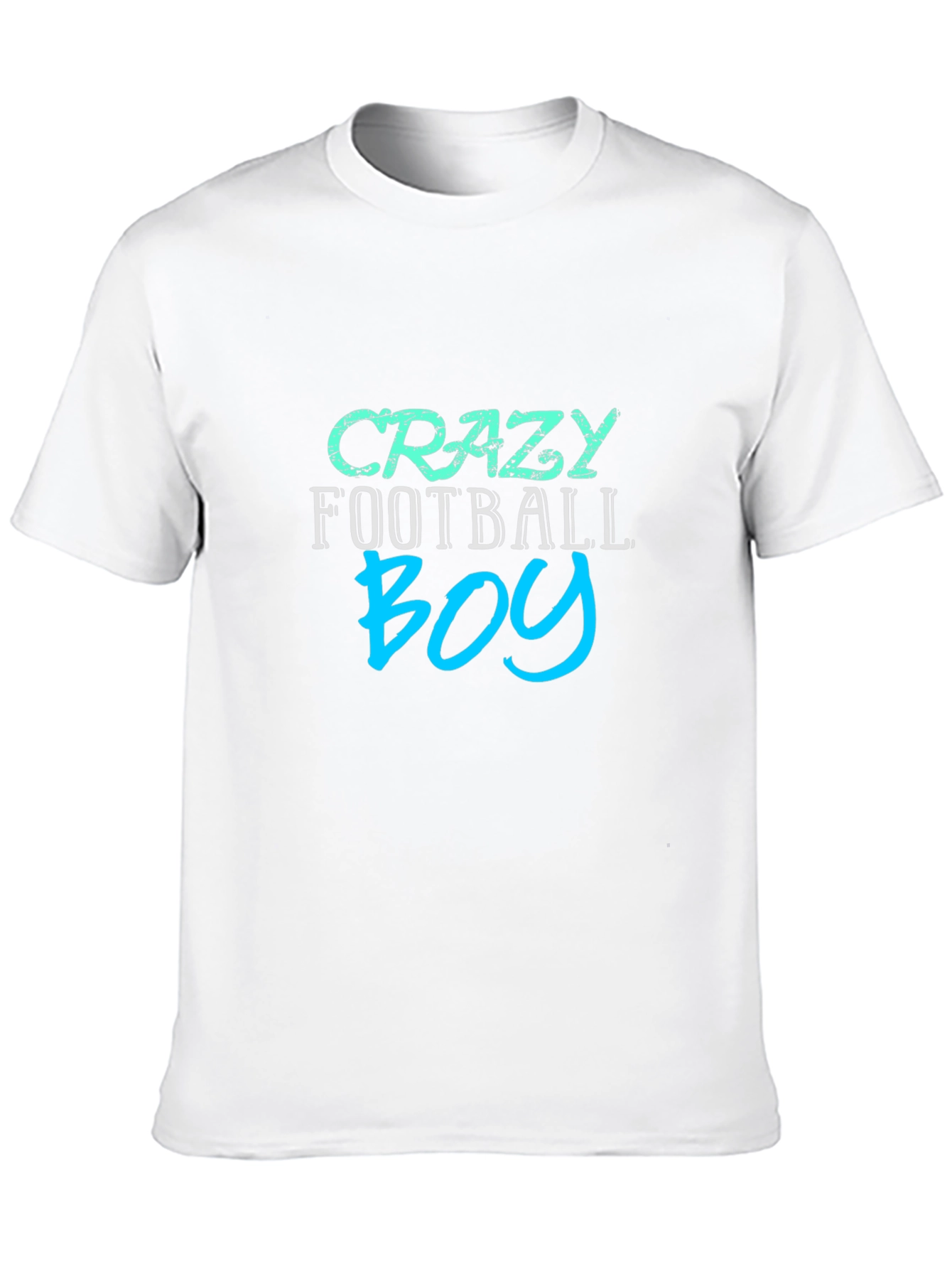 Black Crazy Football Boy Graphic Tee view 10