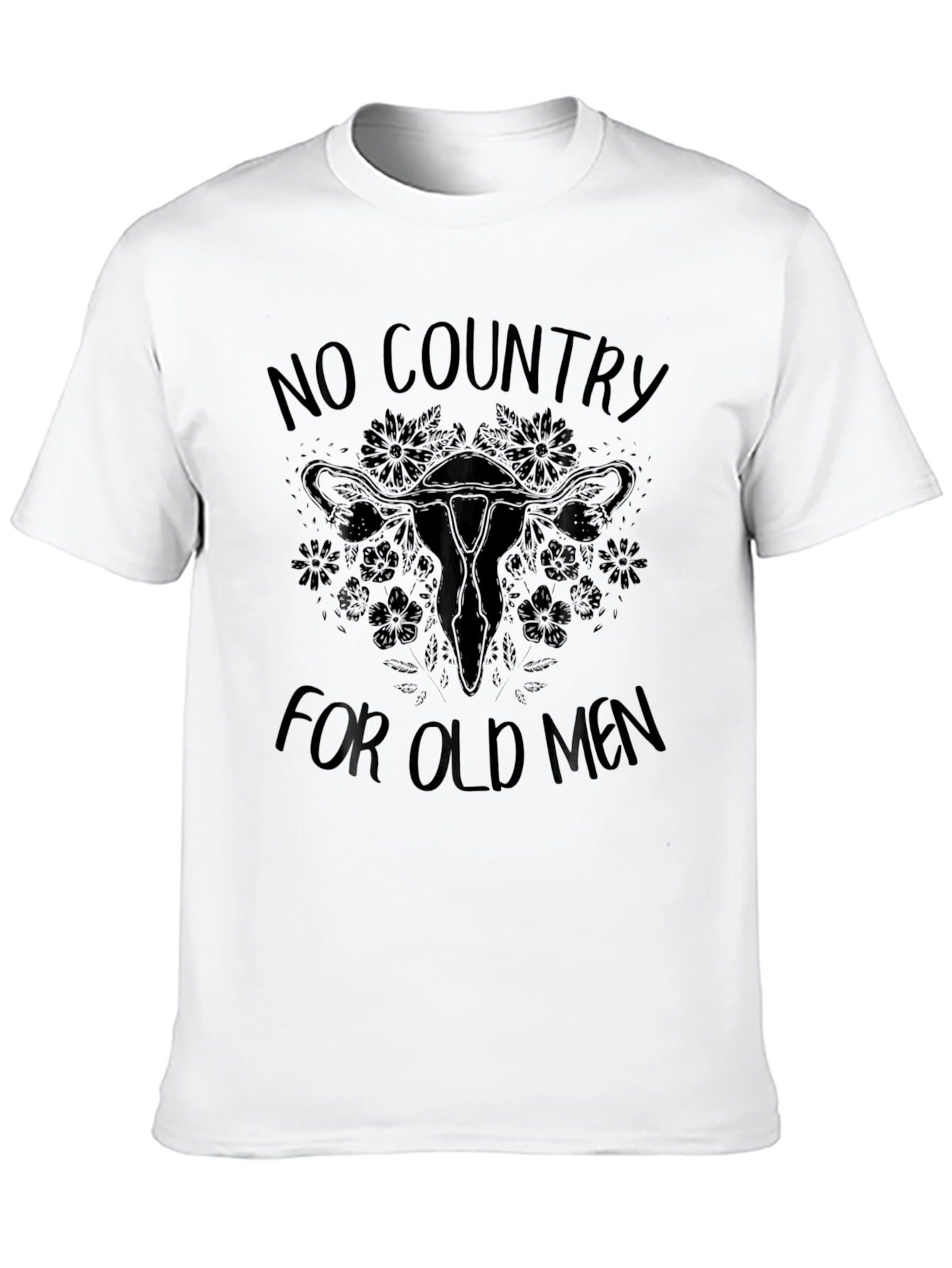 Black No Country for Old Men T-Shirt view 10