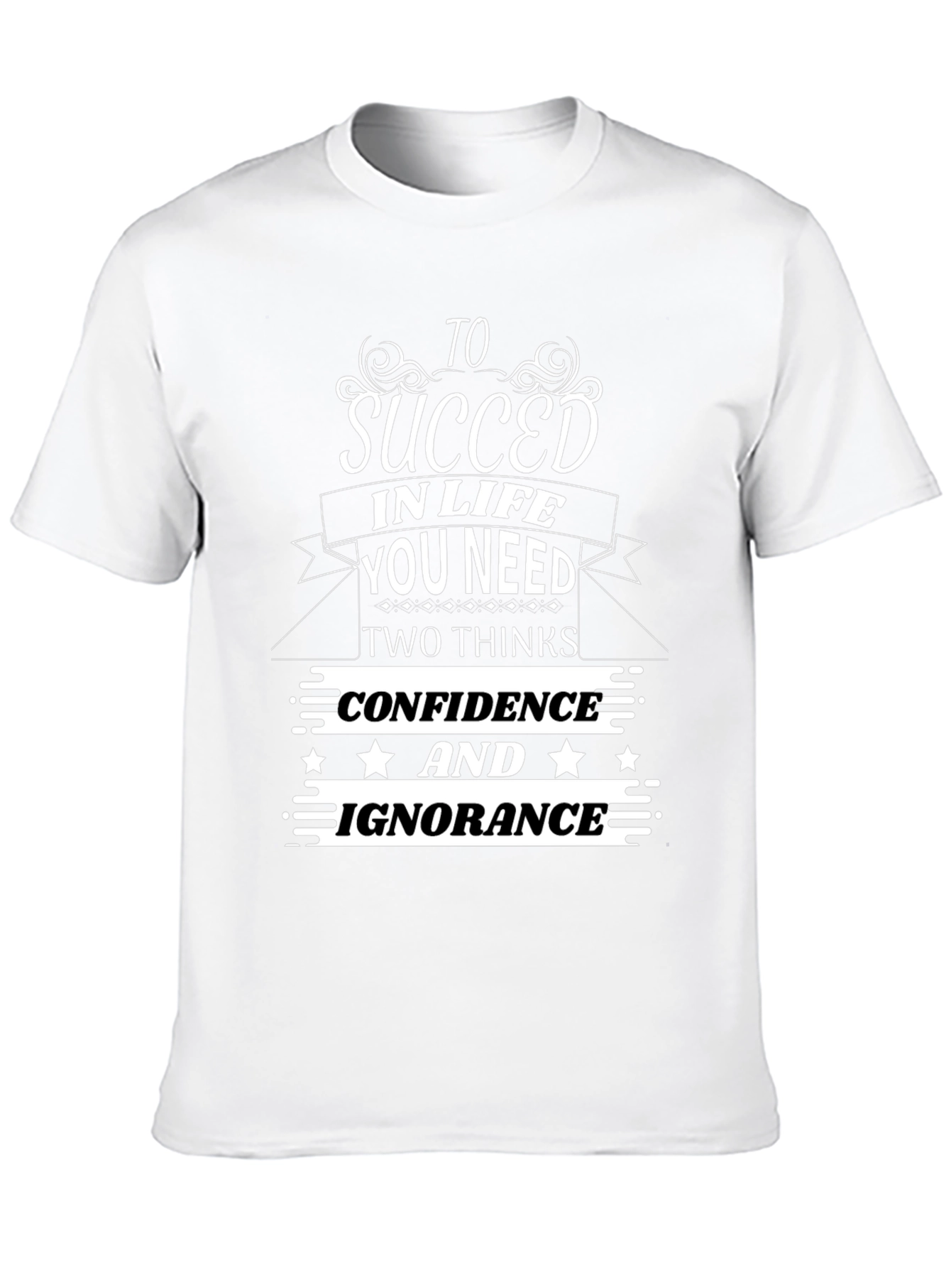 Black To Succeed in Life Funny Graphic Tee view 10