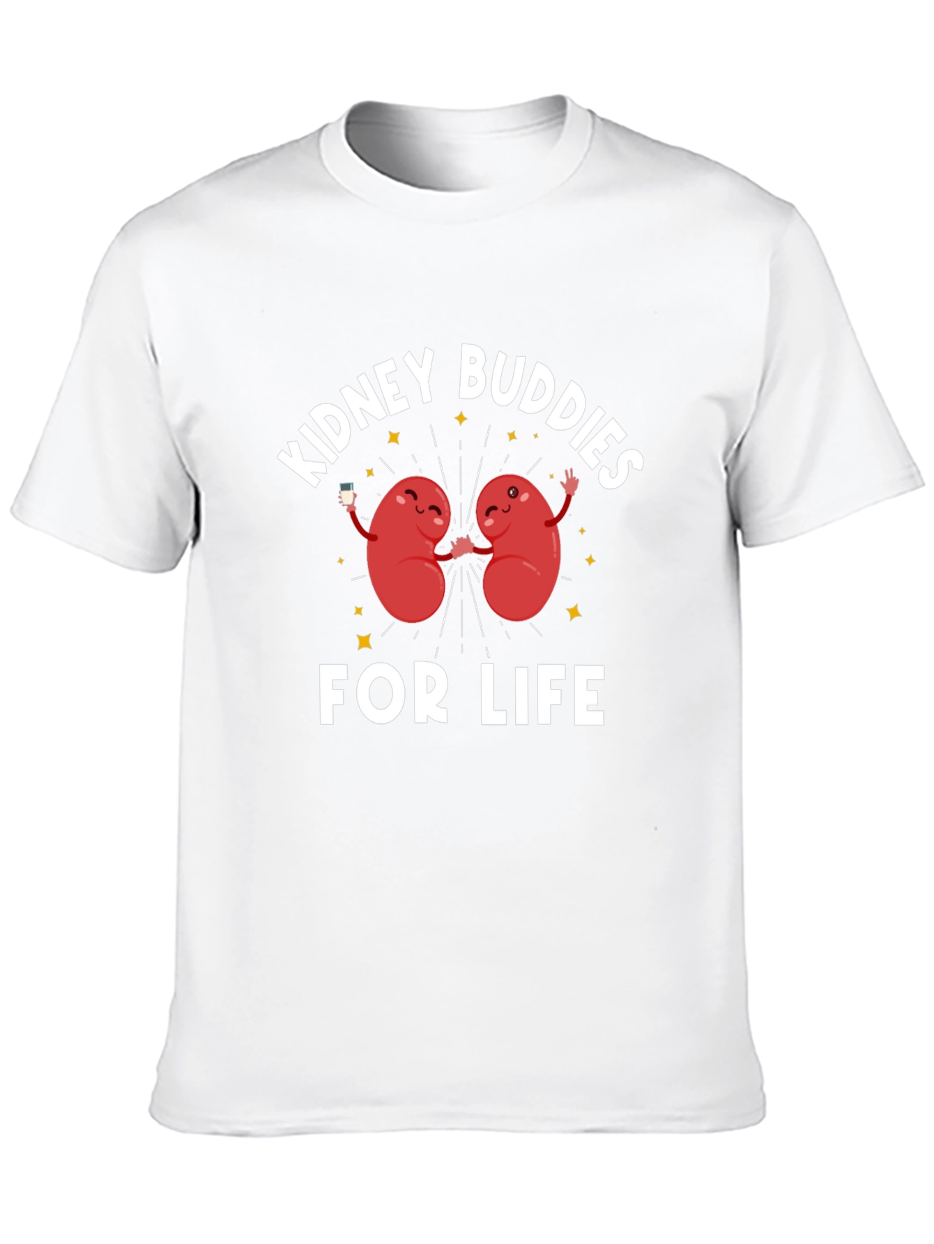 Black Kidney Buddies For Life Graphic Tee view 10