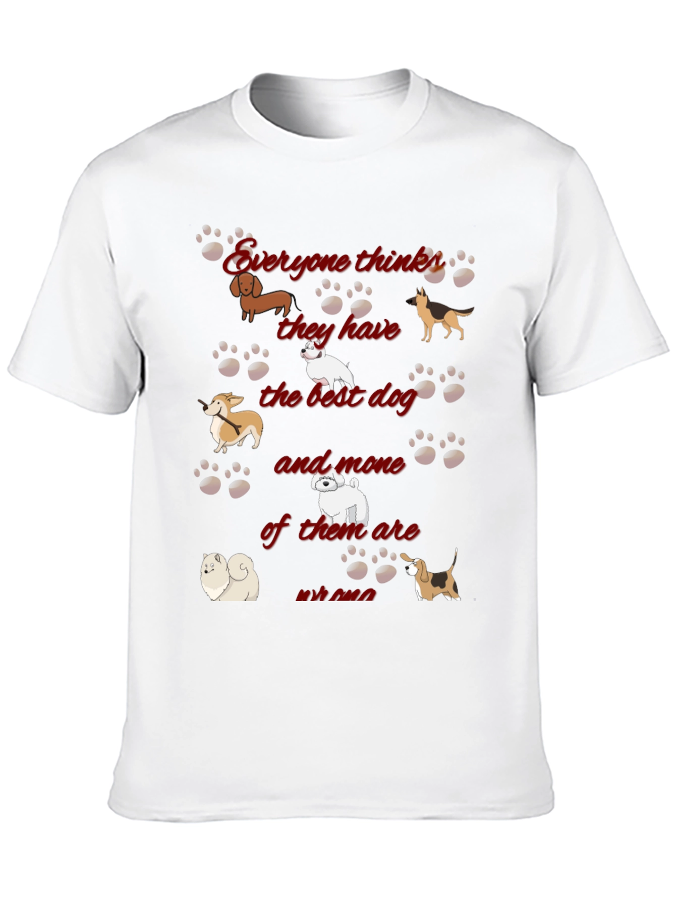 Black Dog Lover T-Shirt - Best Dog Breed Graphic Tee view 10