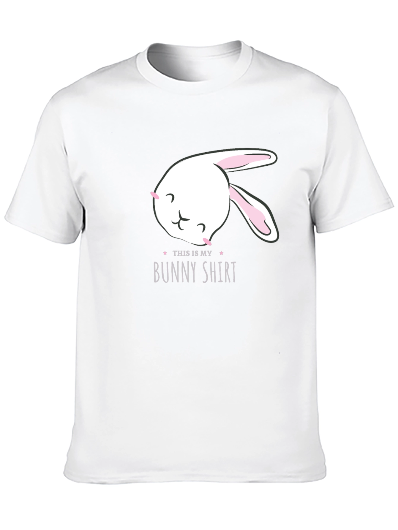 Black Cute Bunny Shirt - This is My Bunny Shirt view 10