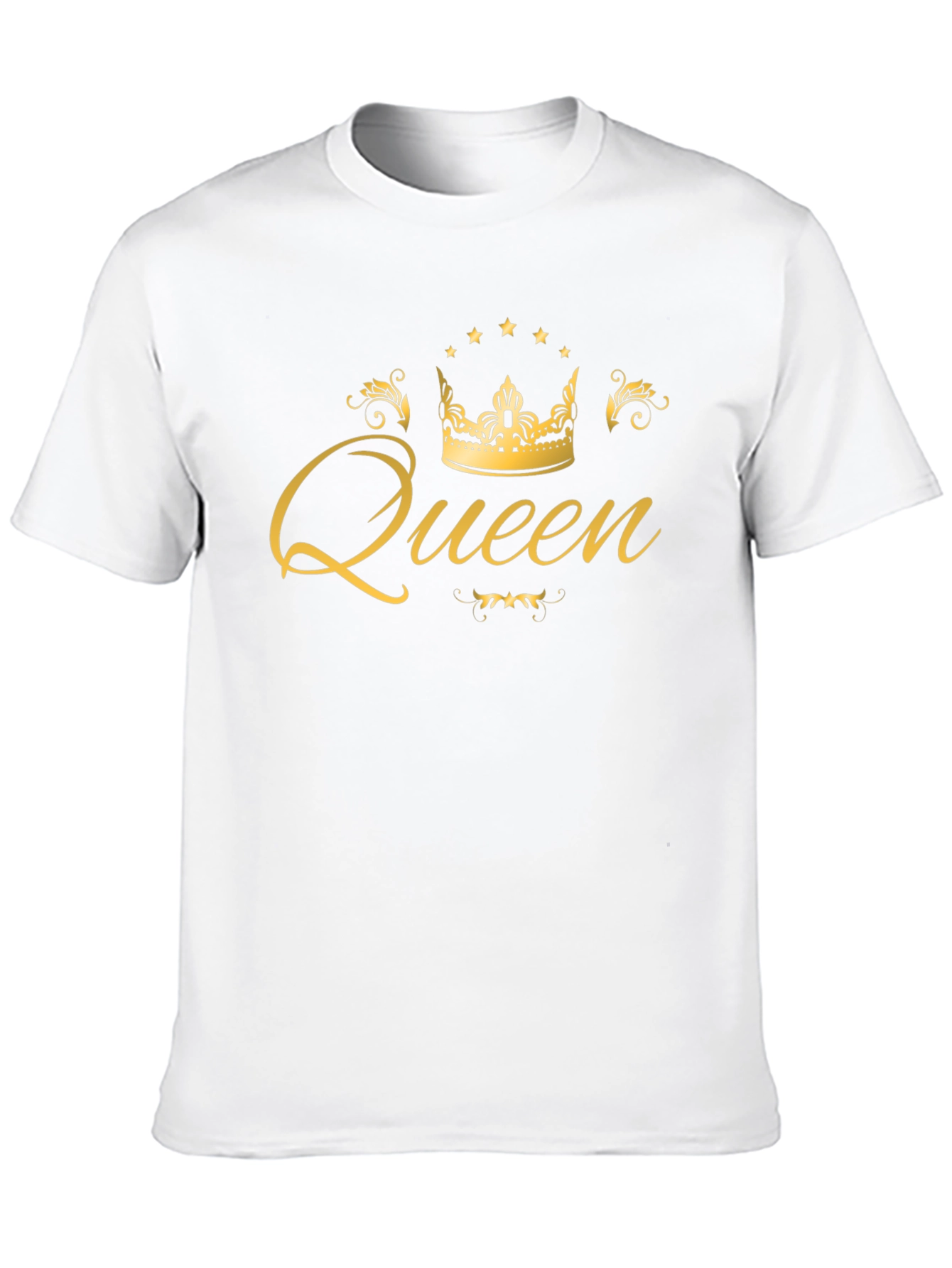 Black Queen Crown Graphic T-Shirt - Black view 10