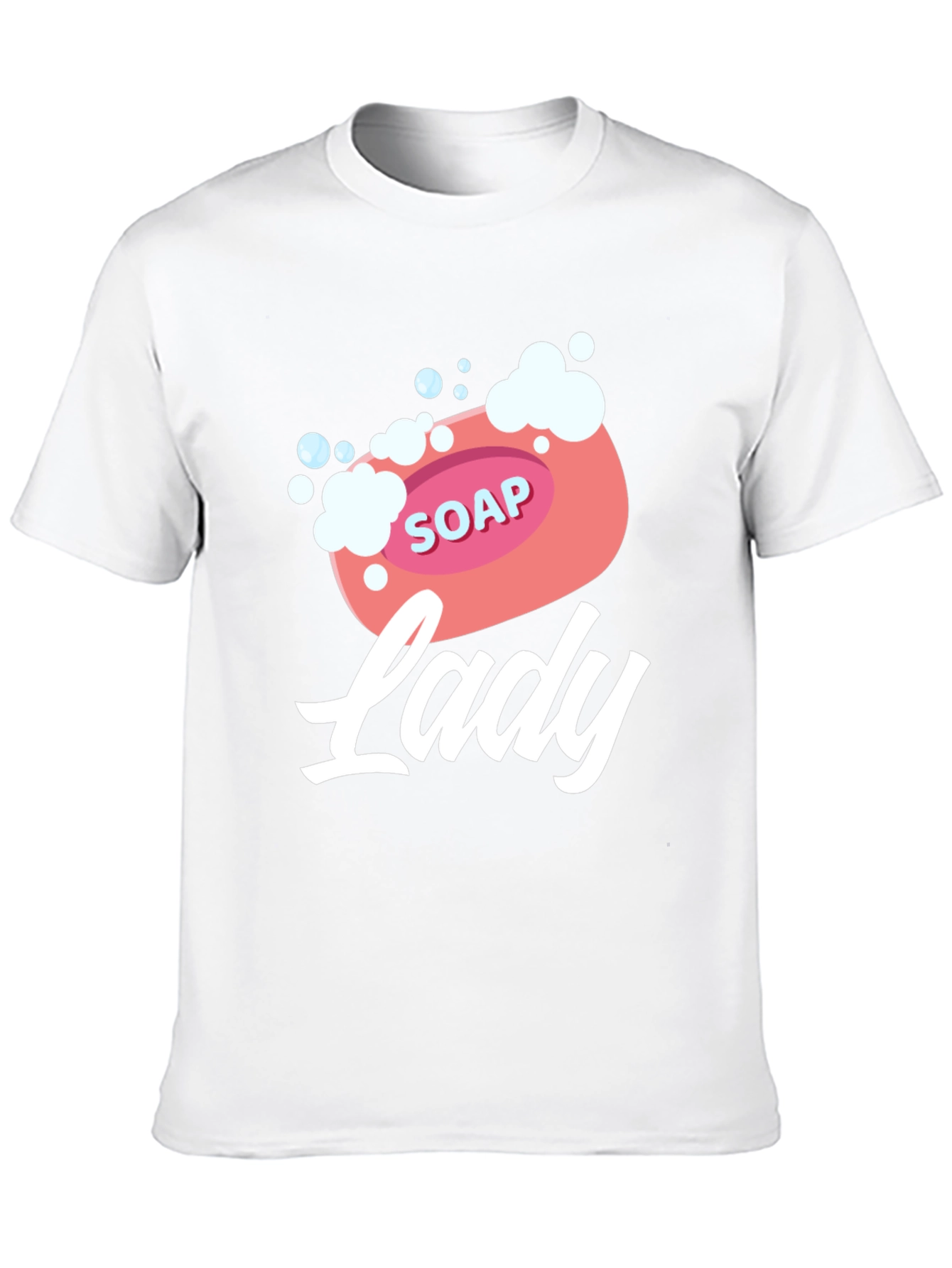 Black Soap Lady Graphic Tee - Novelty T-Shirt view 10