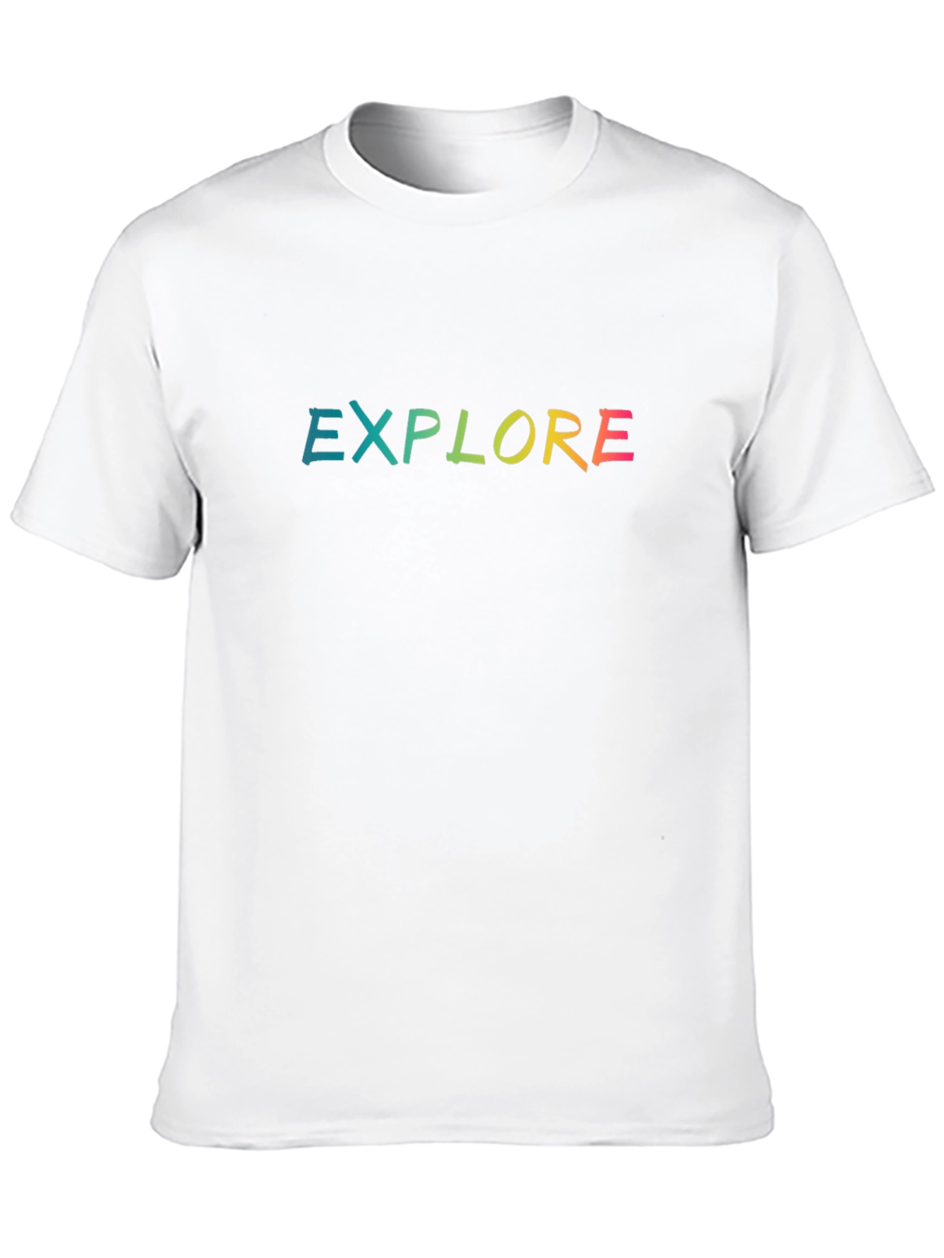 Black Explore Graphic Print Black T-Shirt view 10