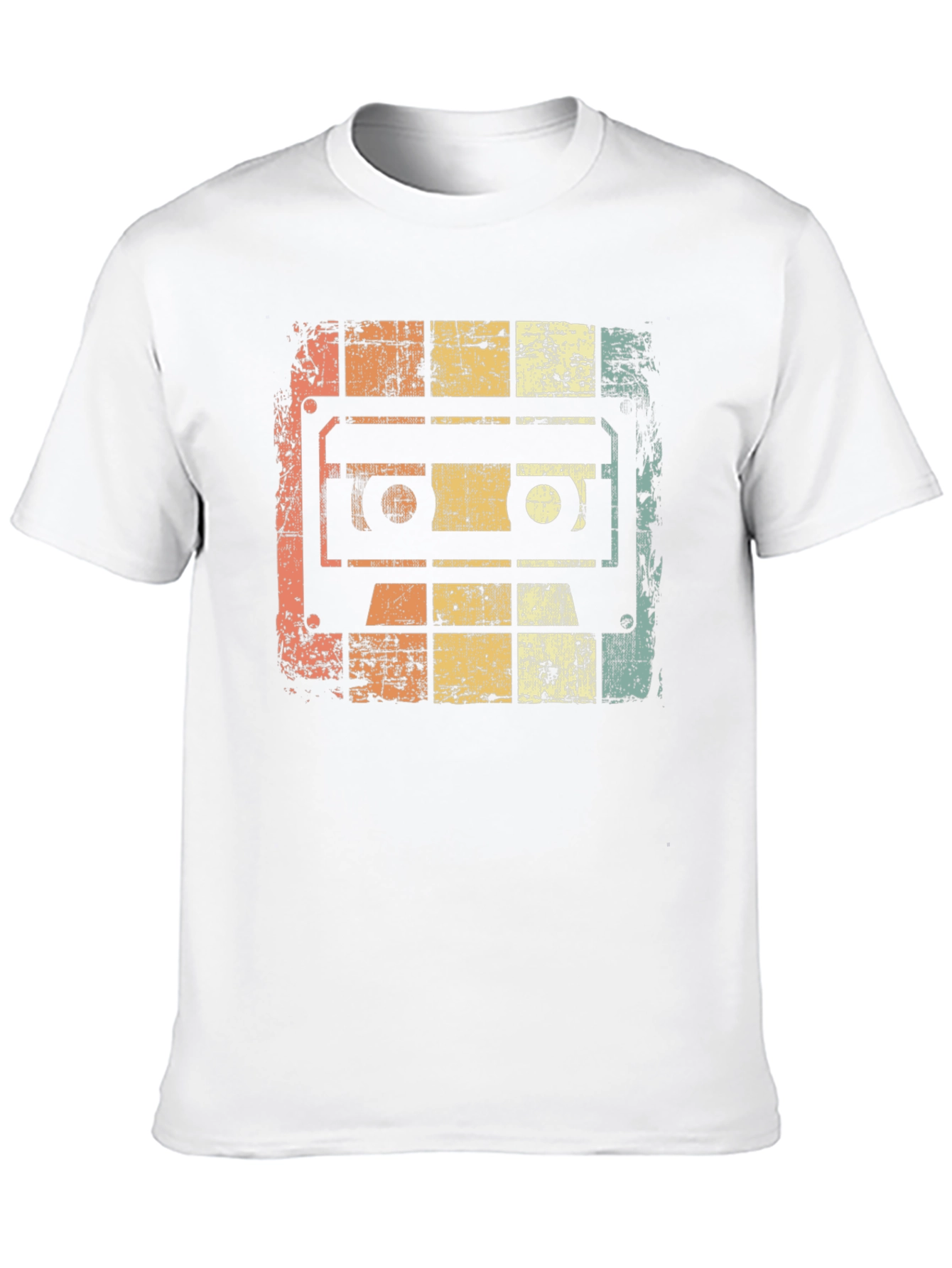 Black Retro Cassette Tape Graphic T-Shirt view 10