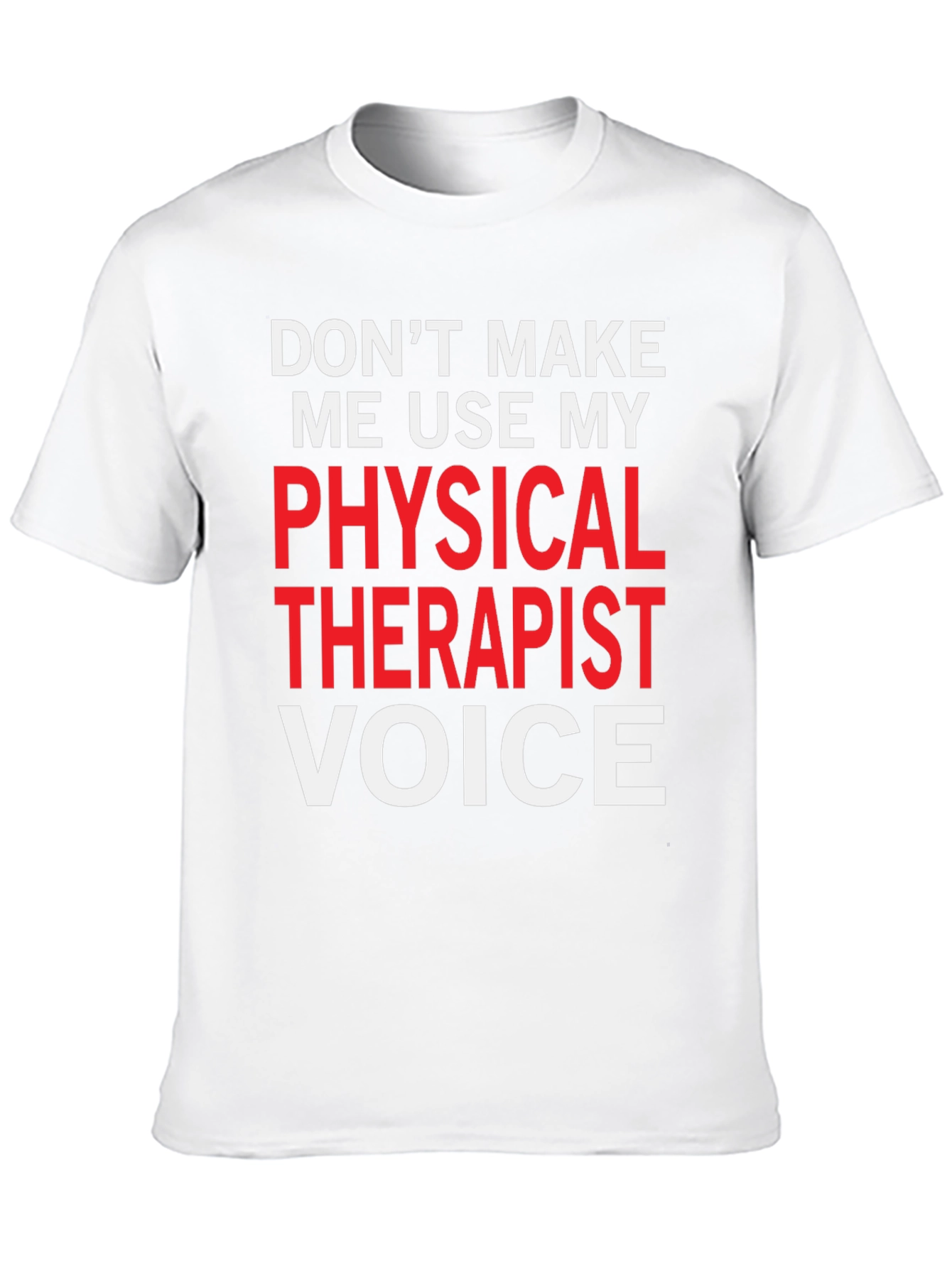 Black Physical Therapist Voice Graphic Tee view 10