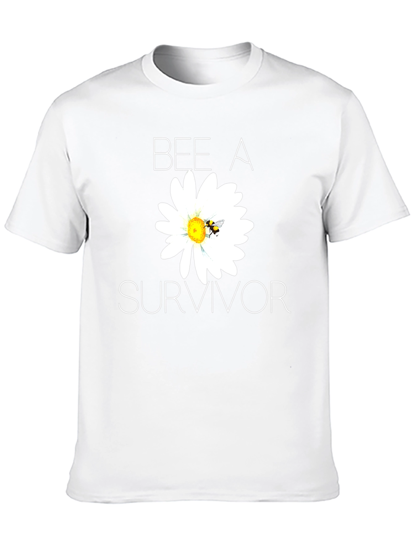 Black Bee A Survivor T-Shirt - Black Cotton Blend view 10