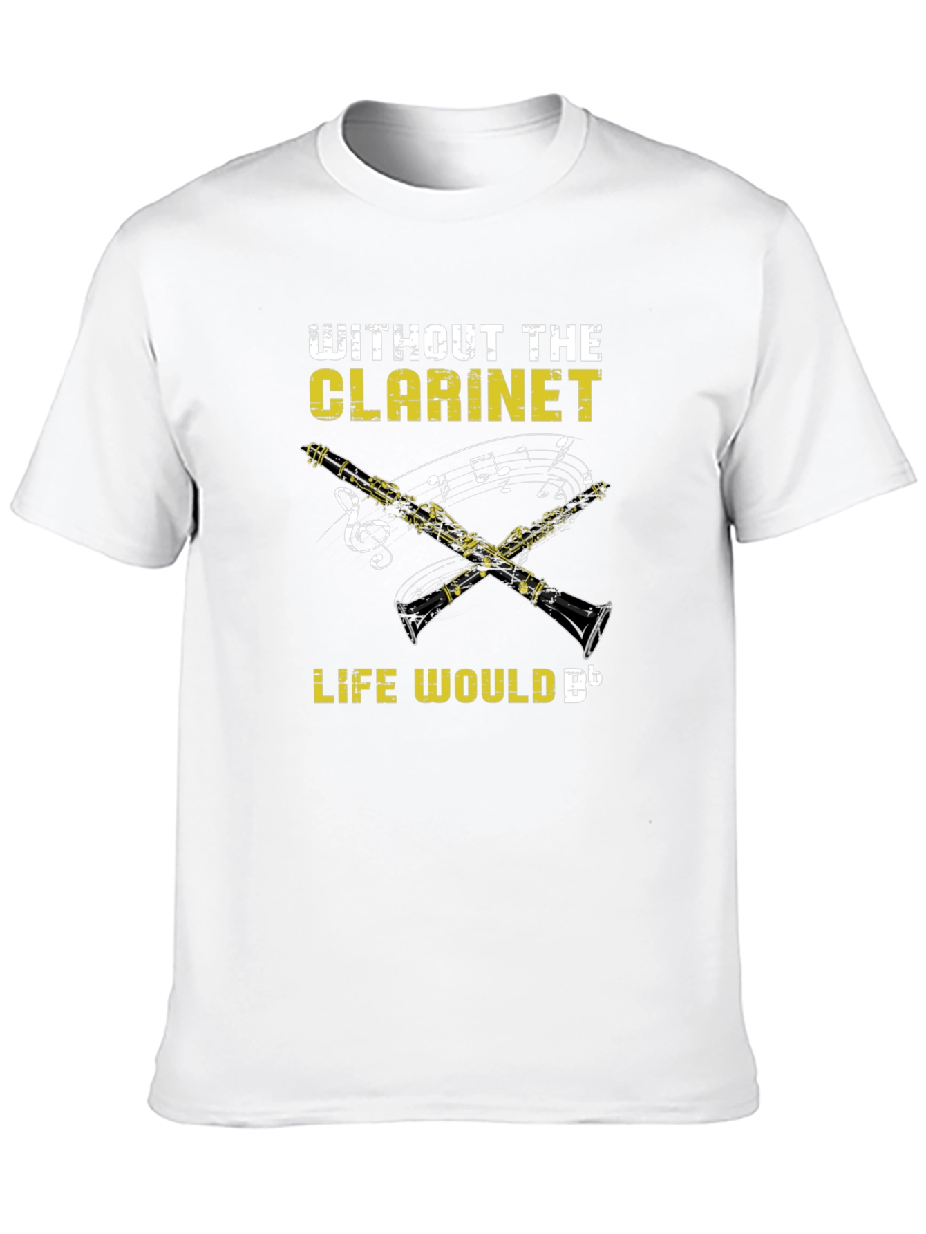 Black Clarinet Music Lover T-Shirt - Funny Musician Tee view 10