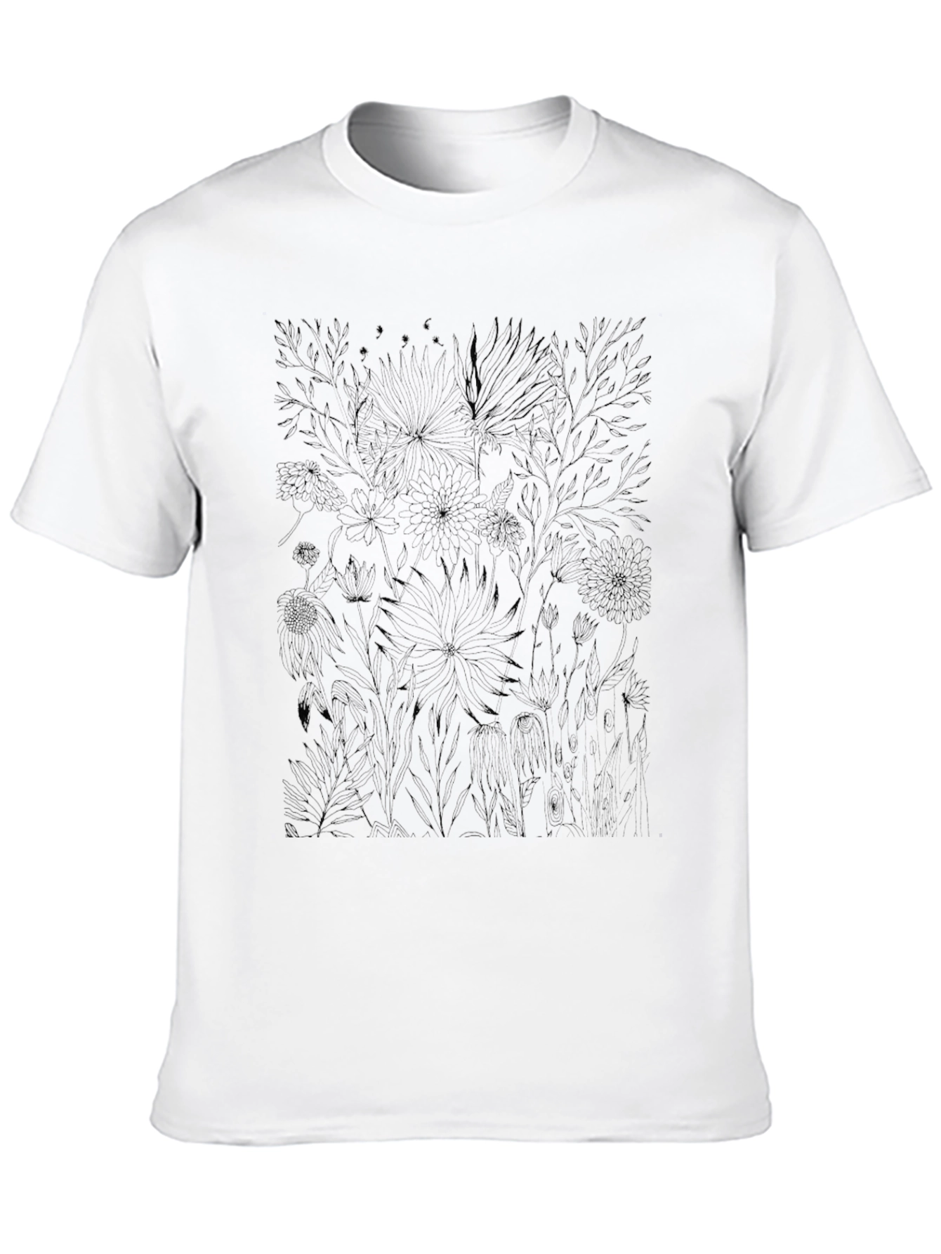 Black Black Graphic Tee - Mystery Design view 10