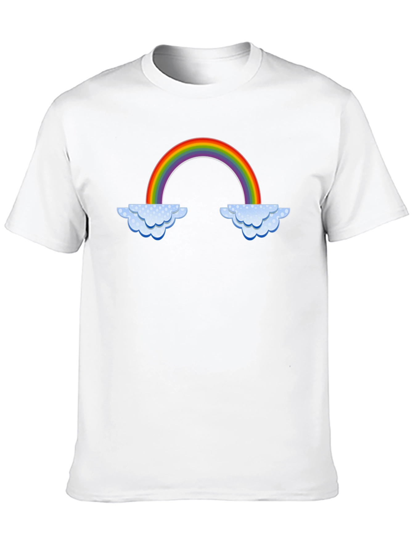 Black Rainbow Cloud Graphic T-Shirt - Black view 10