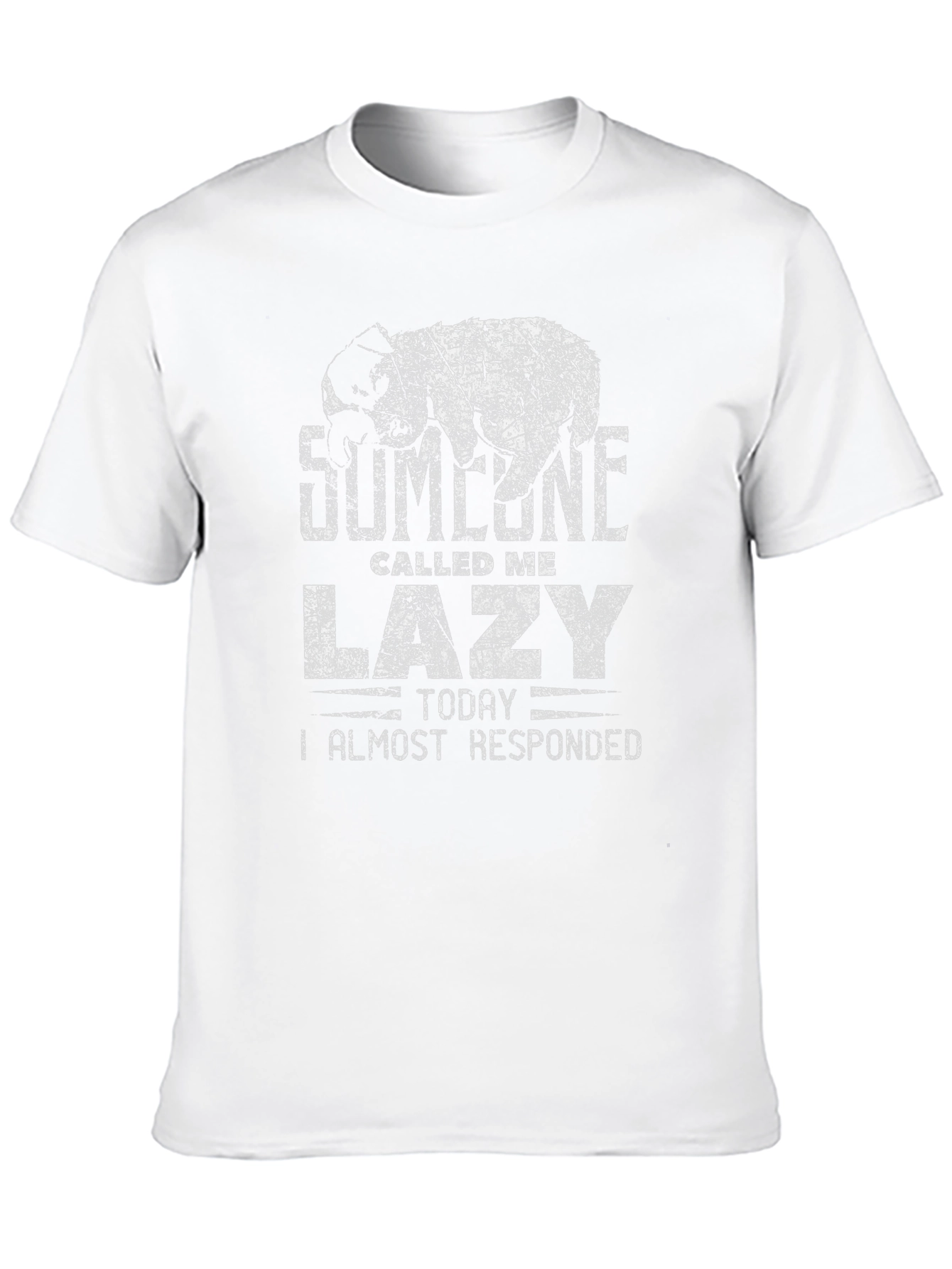 Black Funny Lazy Sloth T-Shirt - Someone Called Me Lazy view 10