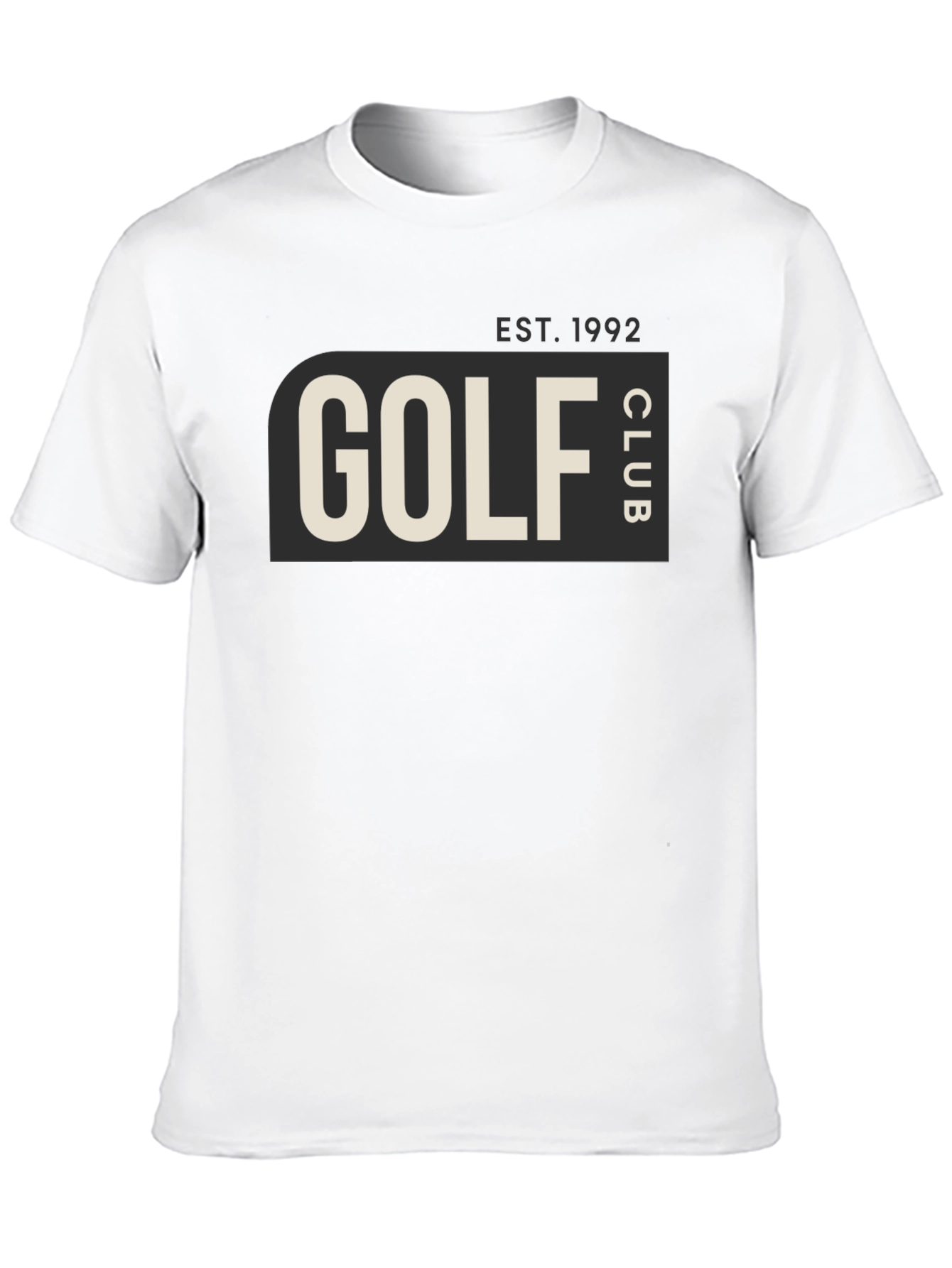 Black Golf Club EST. 1992 Tee - Stylish Black Cotton T-Shirt view 10