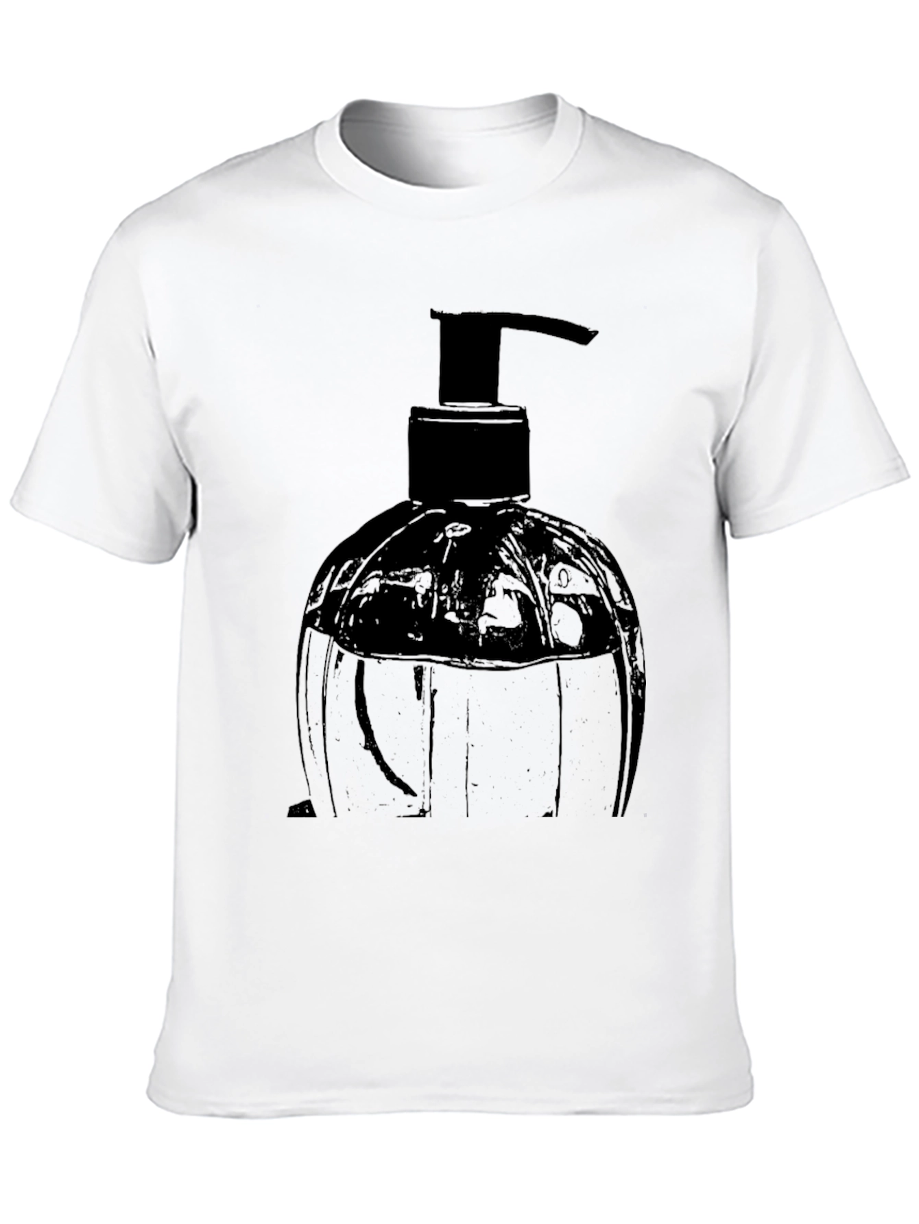 Black Black Soap Dispenser Graphic Tee view 10