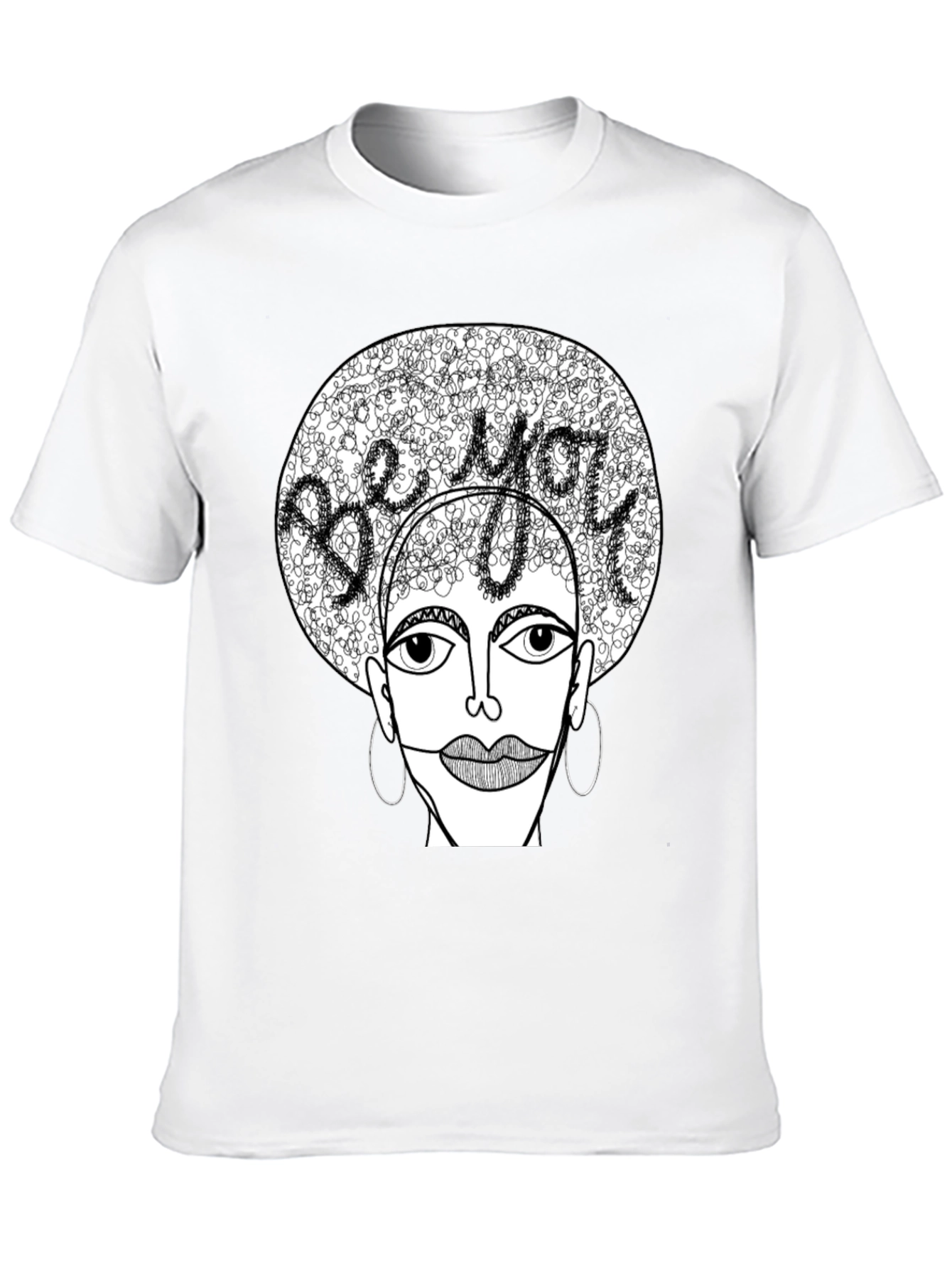 Black Be You Graphic Tee - Unique Artistic Design view 10