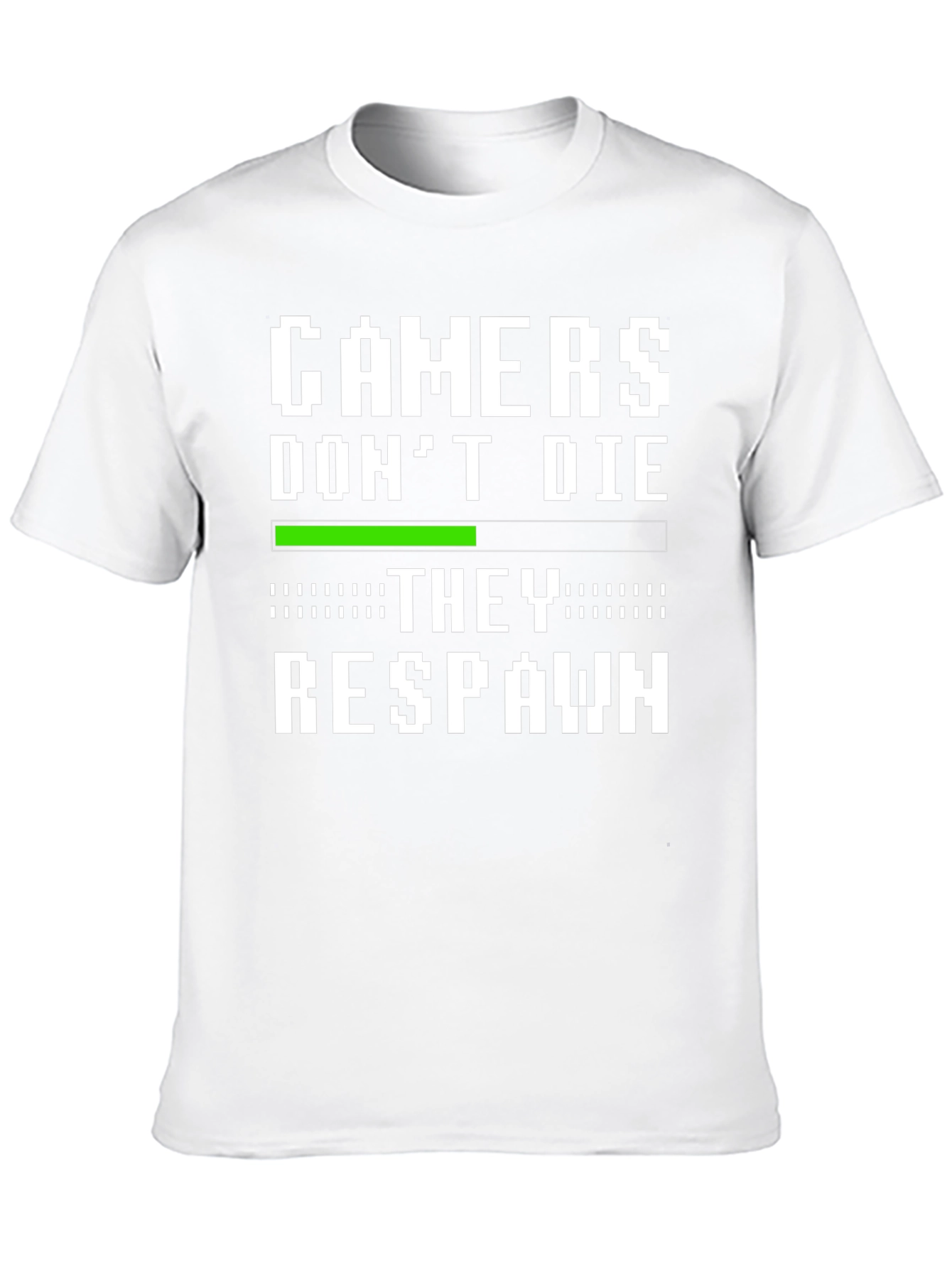 Black Gamers Don't Die T-Shirt - They Respawn! view 10