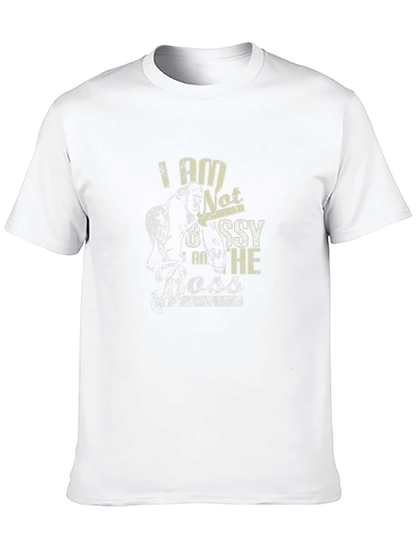 Black I am Not Bossy, I am the Boss Graphic T-Shirt view 10