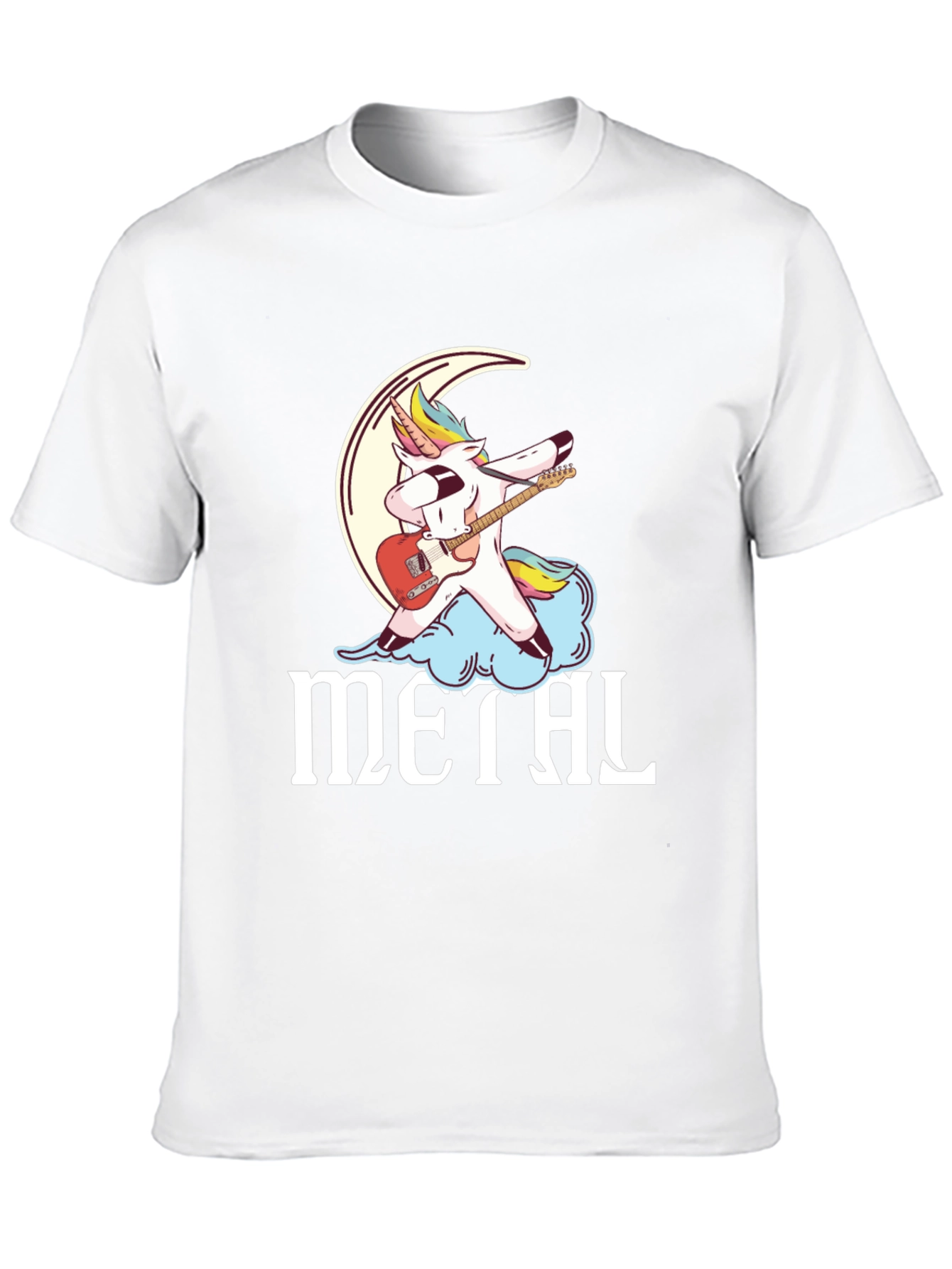 Black Unicorn Metal Dab T-Shirt - Rock On! view 10