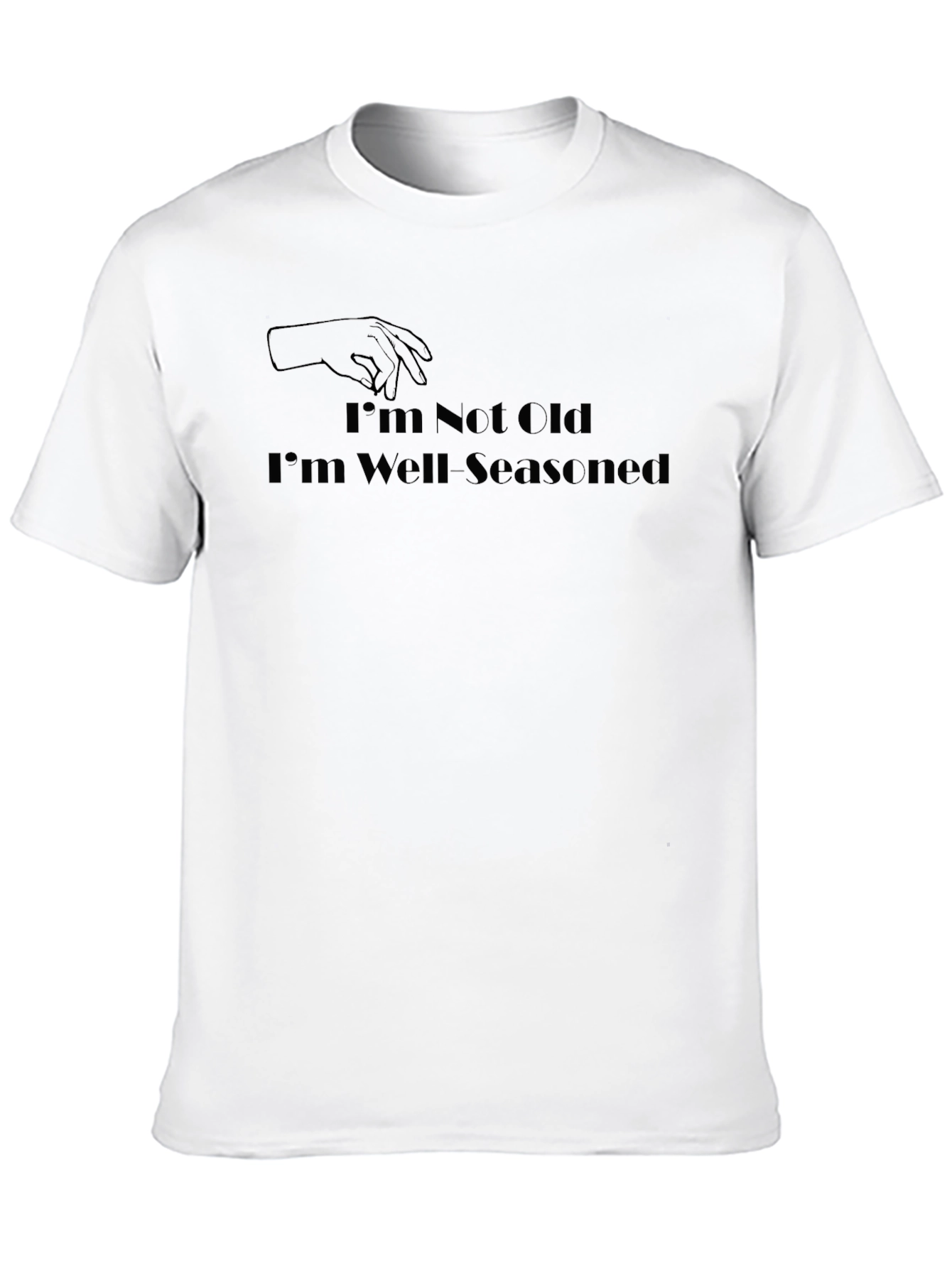 Black Well Seasoned T-Shirt - Funny Sarcastic Tee view 10