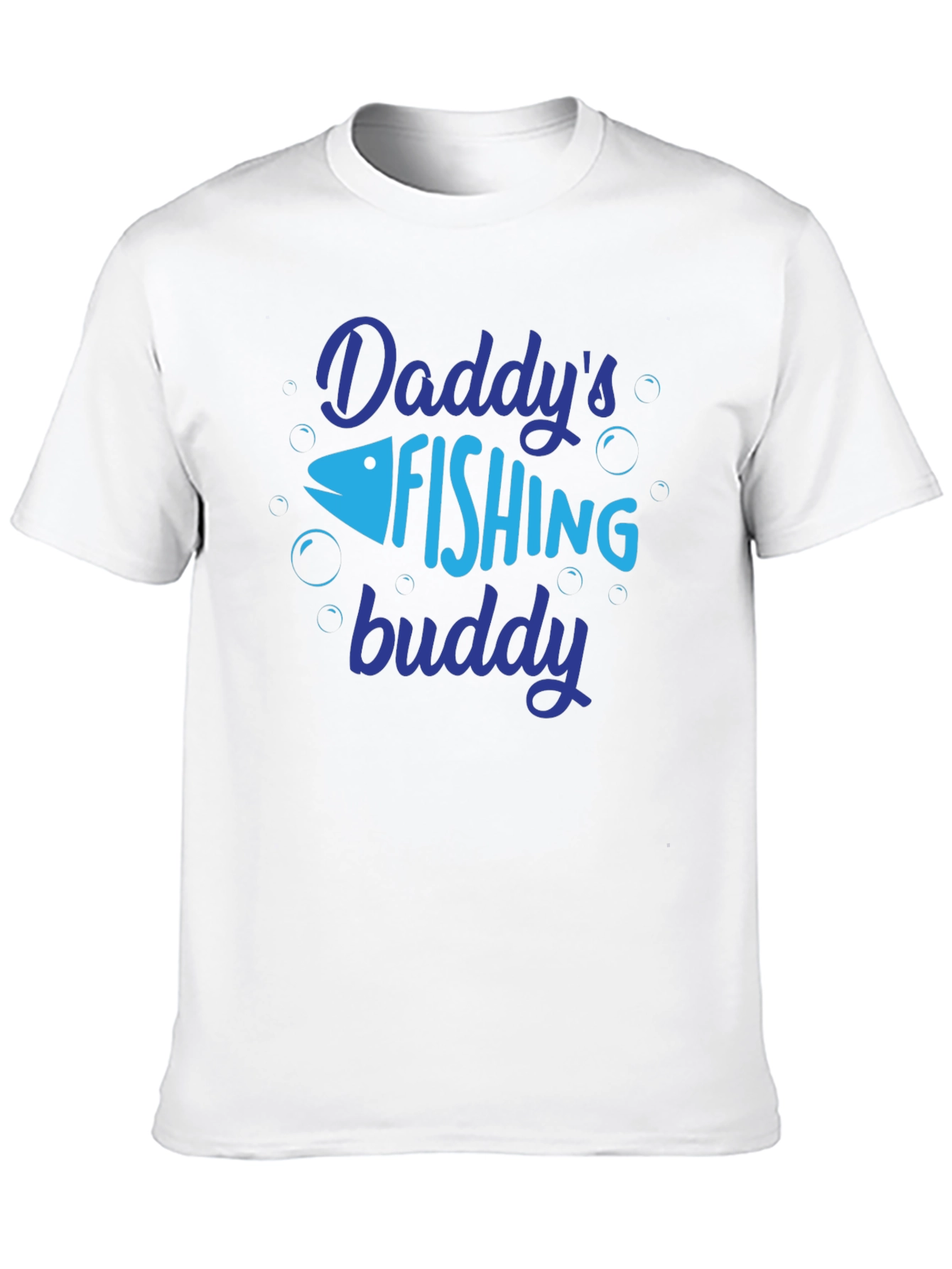 Black Daddy's Fishing Buddy T-Shirt - Perfect for Fishing Trips! view 10