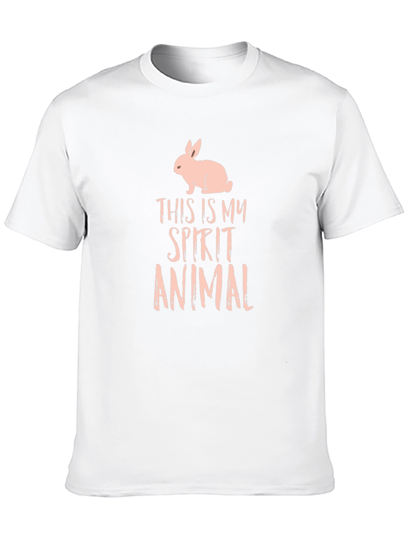Black Rabbit Spirit Animal Graphic T-Shirt view 10