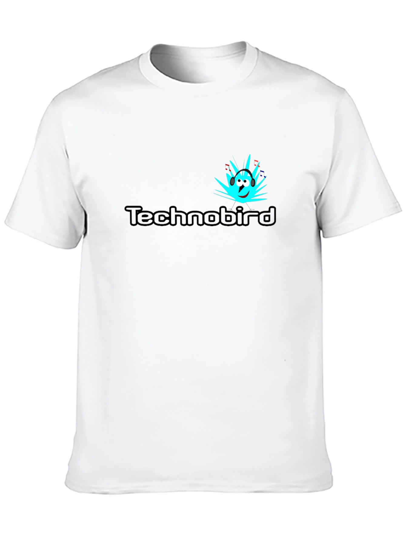 Black Technobird Graphic Tee - Stylish Black Cotton T-Shirt view 10