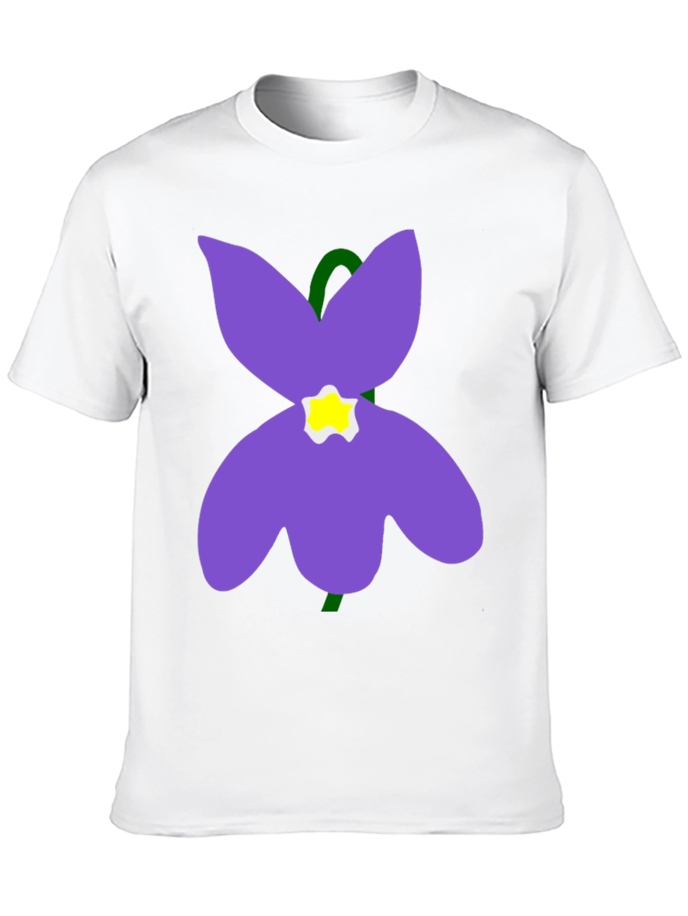 Black Flower Graphic T-Shirt - Soft Cotton Casual Wear view 10