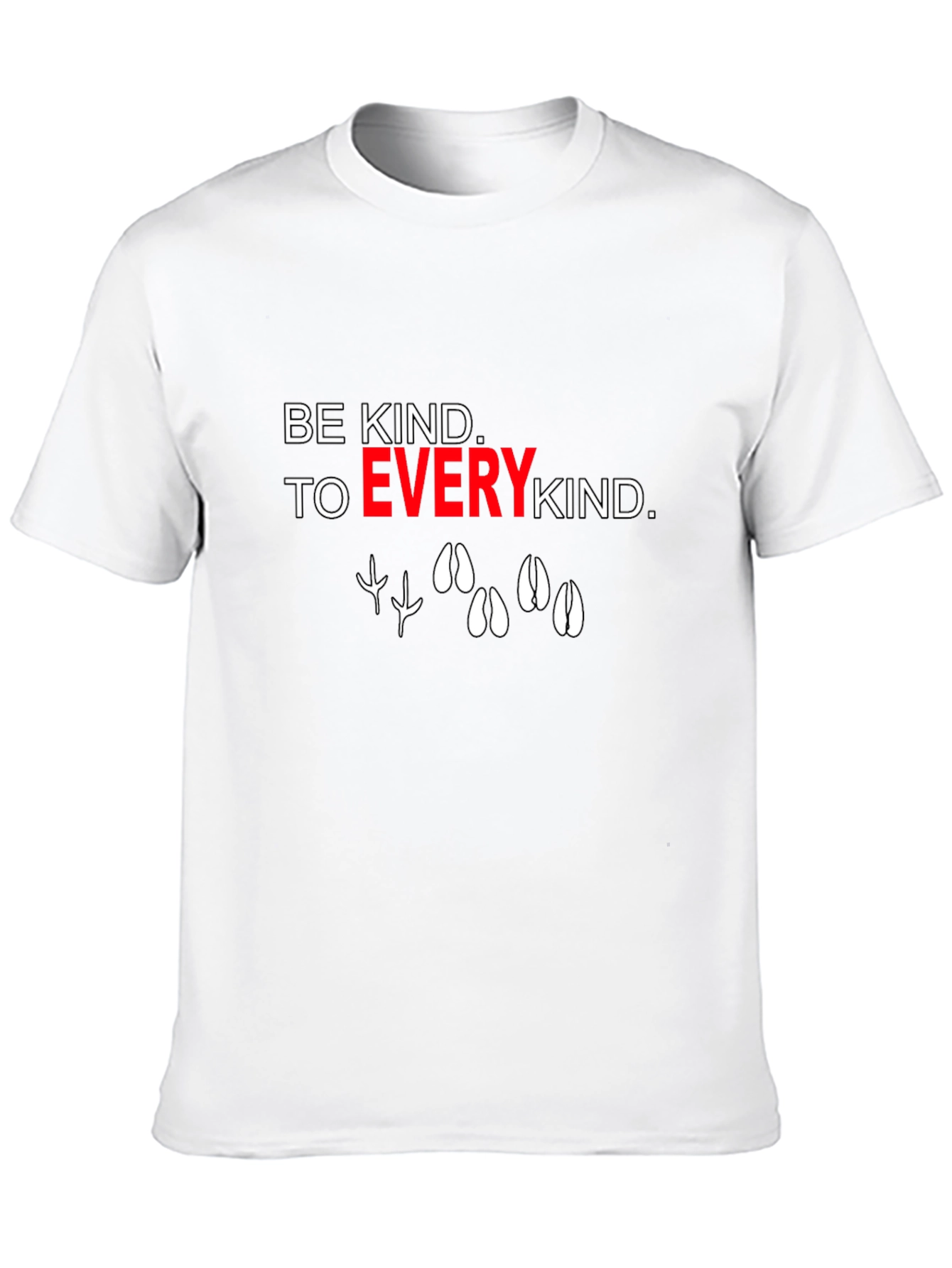 Black Be Kind to Every Kind T-Shirt view 10