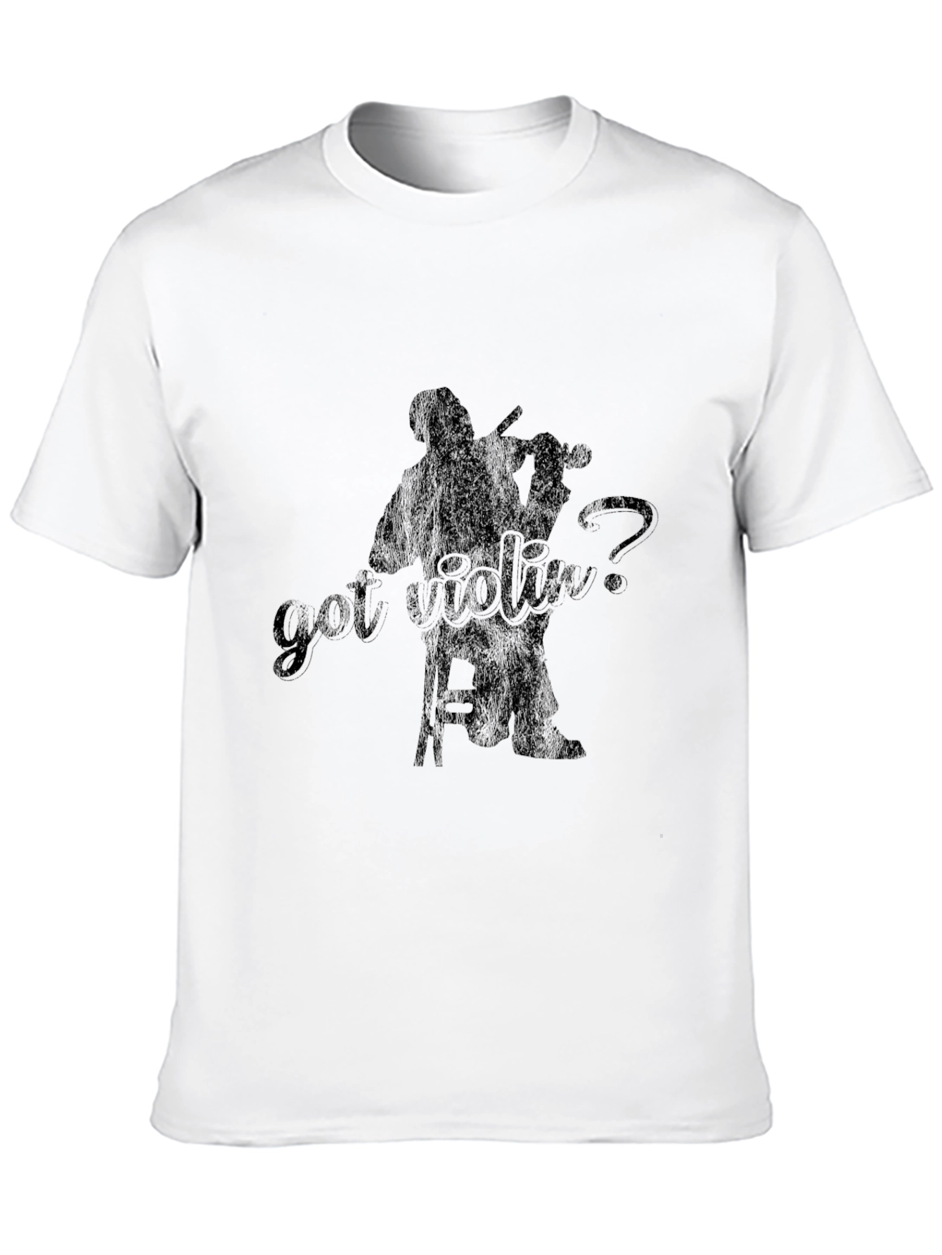 Black Got Violin? Black T-Shirt view 10