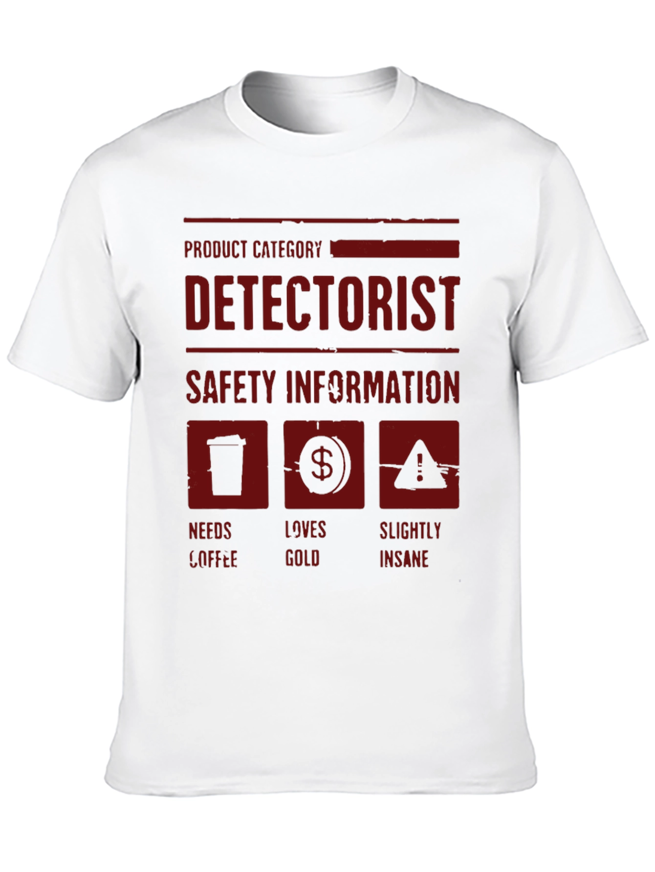 Black Detectorist Funny T-Shirt, Metal Detecting Gift  view 10
