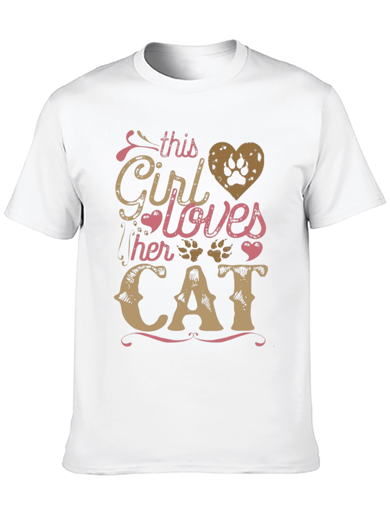 Black Girl Loves Her Cat T-Shirt view 10