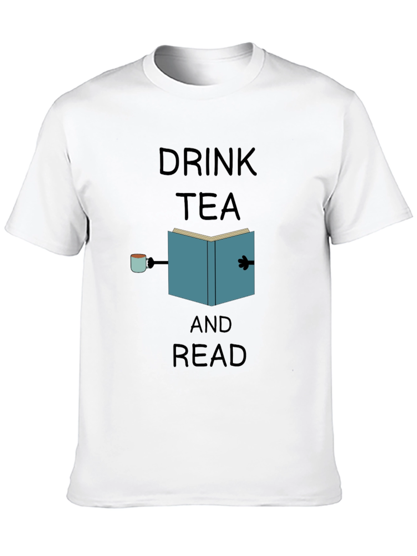 Black Drink Tea and Read Graphic T-Shirt view 10