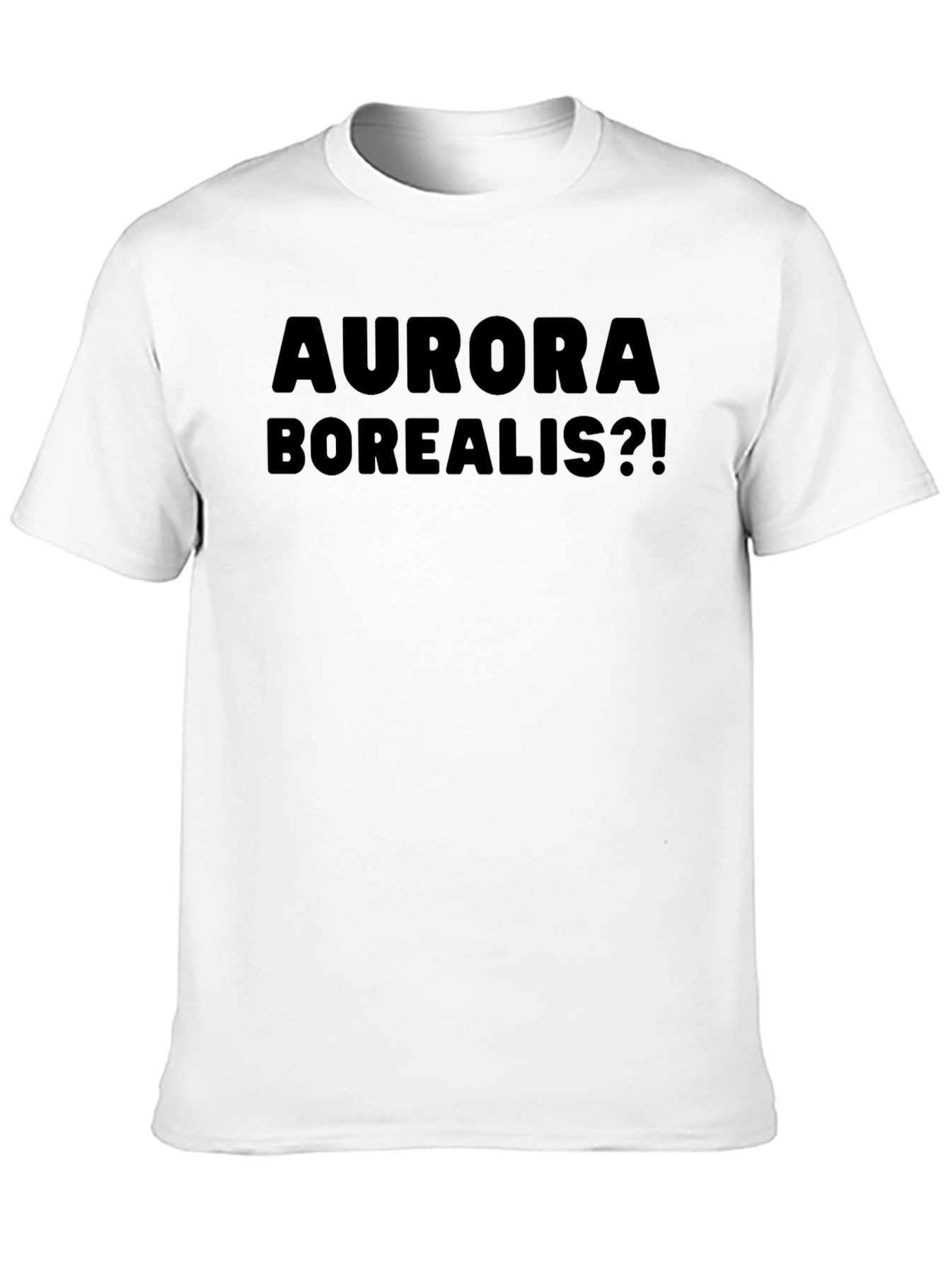 Black Aurora Borealis T-Shirt - Science Humor Tee view 10