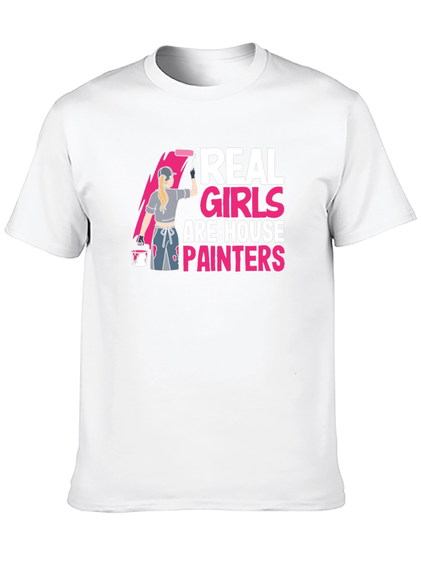 Black Real Girls are House Painters T-Shirt view 10