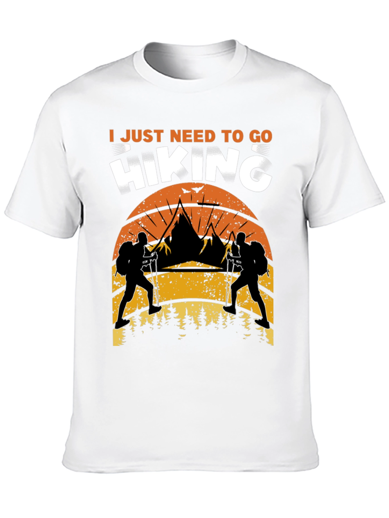 Black Hiking Adventure T-Shirt - Nature Explorer view 10