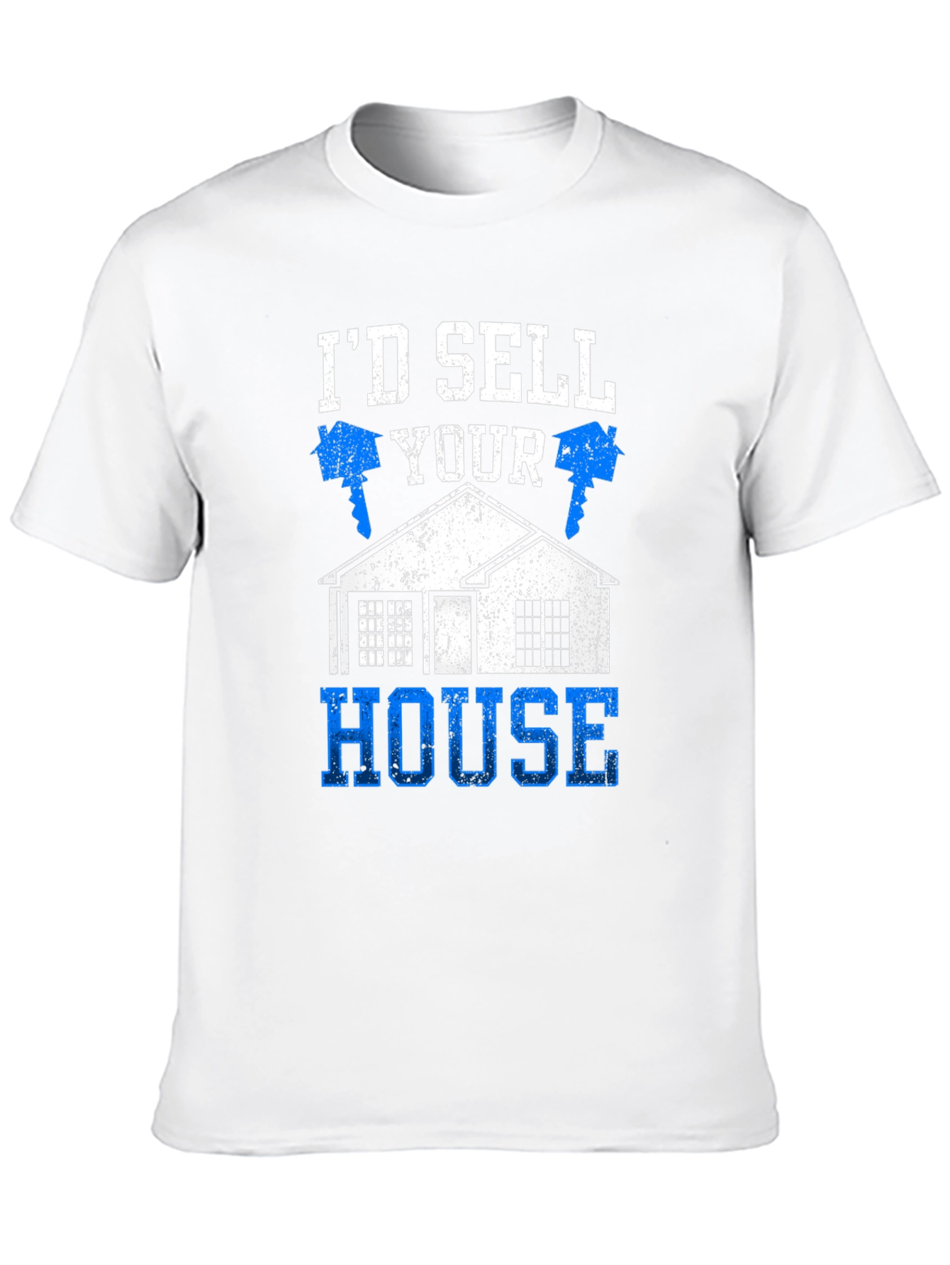 Black Realtor Humor T-Shirt - I'd Sell Your House view 10