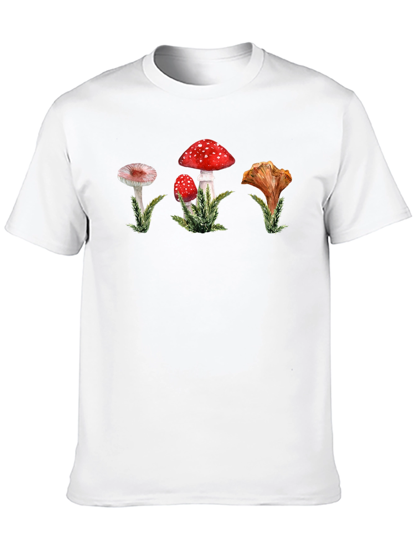 Black Mushroom Graphic T-Shirt view 10