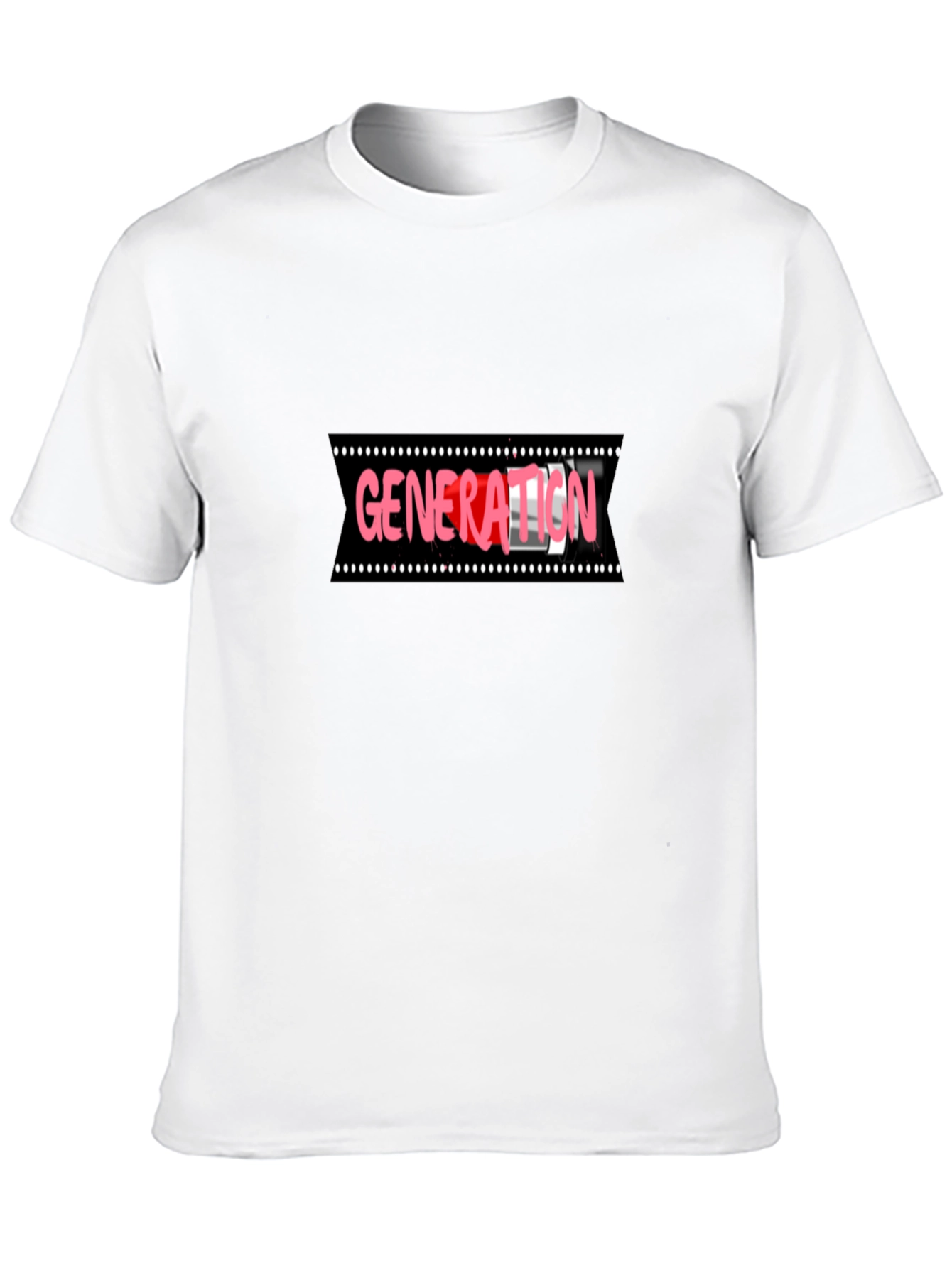 Black Generation T-Shirt - Black Crew Neck Tee view 10