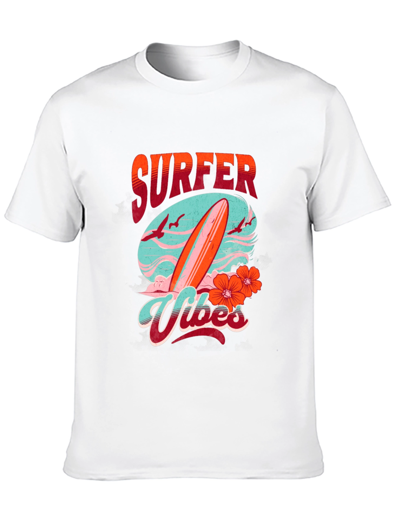 Black Surfer Vibes Graphic Tee - Black view 10