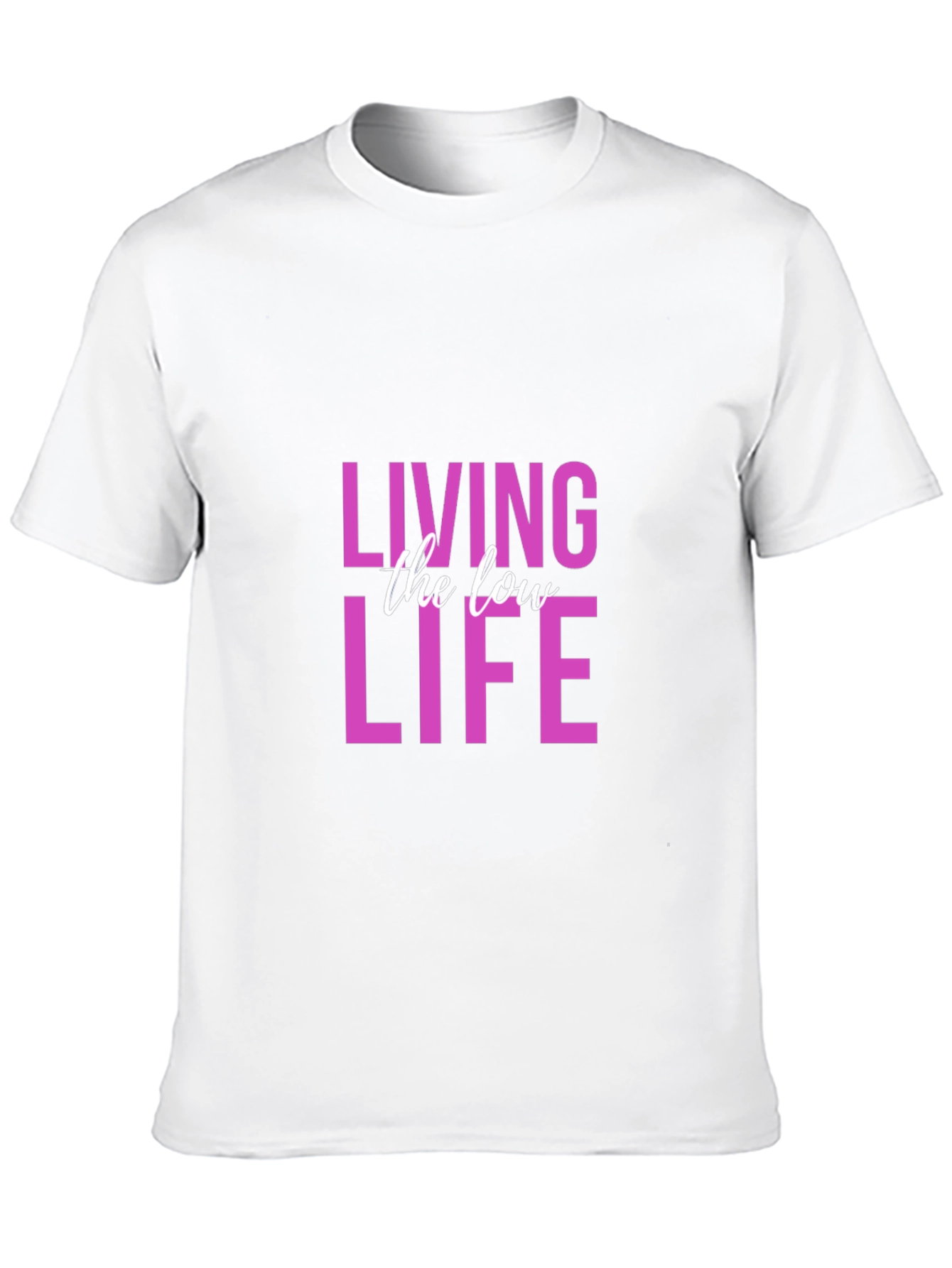 Black Living the Low Life Graphic Tee - Black view 10