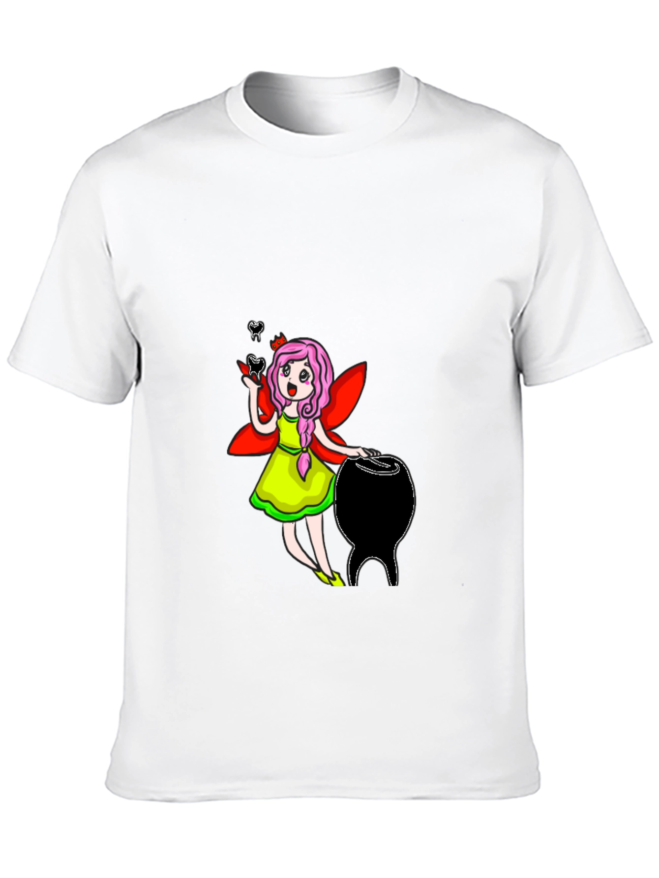 Black Tooth Fairy Graphic T-Shirt view 10