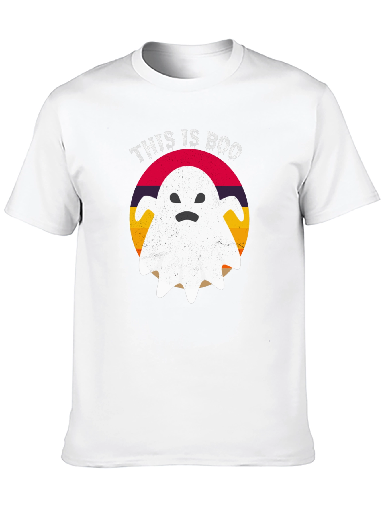 Black This is Boo Ghost T-Shirt - Halloween Apparel view 10