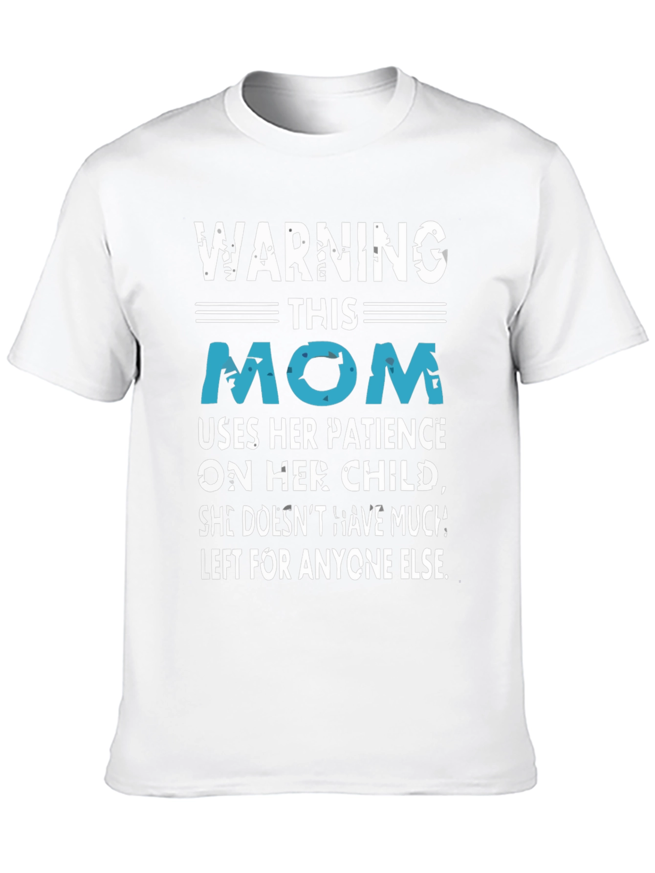 Black Warning This Mom T-Shirt Funny Mother's Day Tee view 10