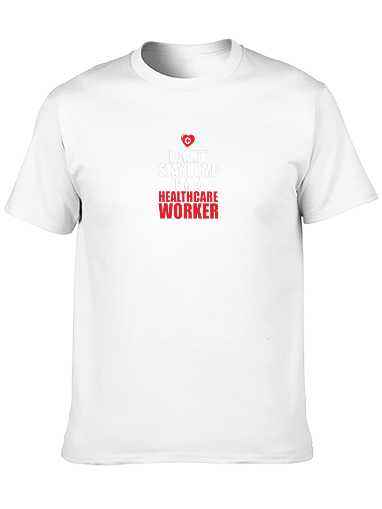 Black Healthcare Worker Graphic Tee - Essential Worker T-Shirt view 10
